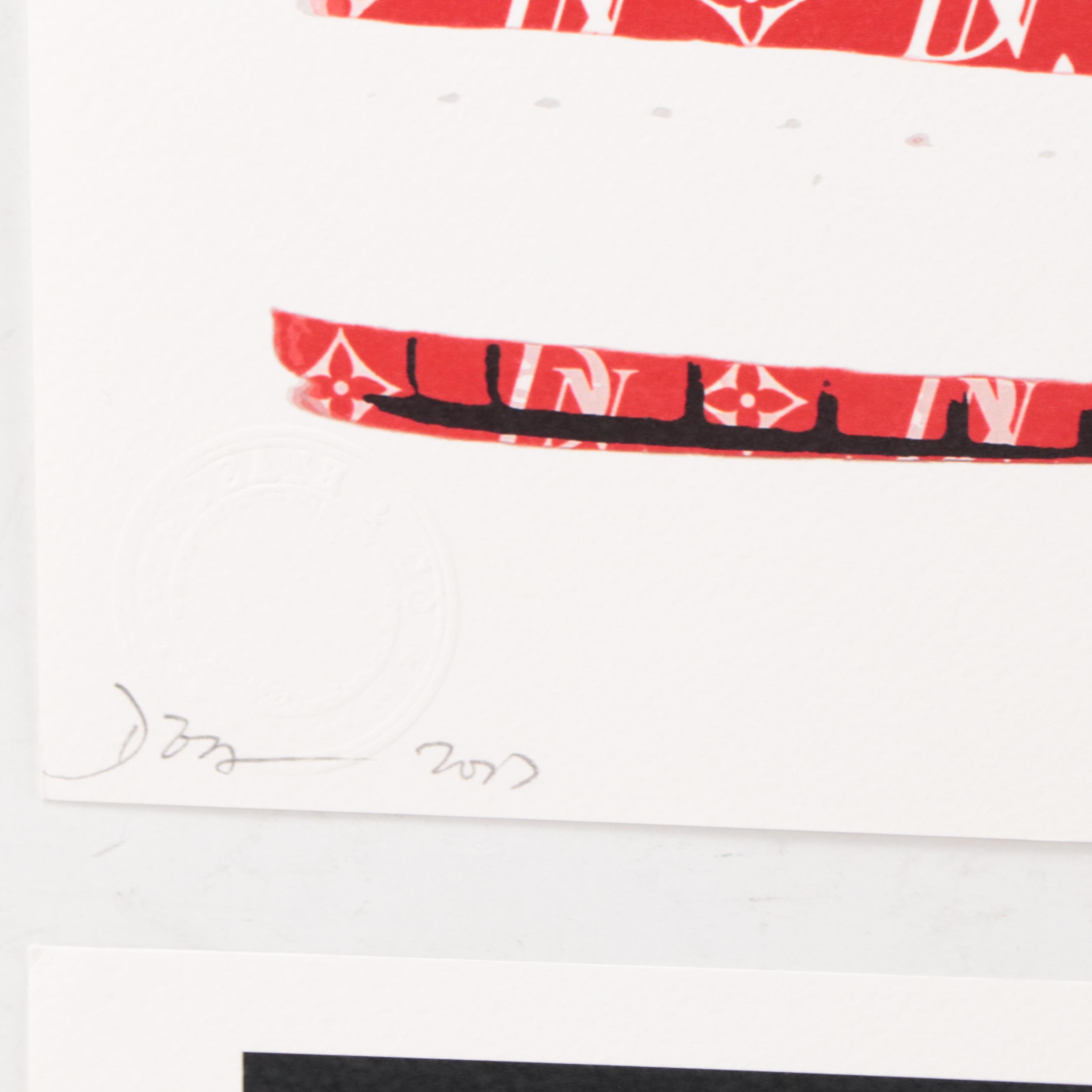 Death NYC Pop Art Graphic Print of Nikes, 21st Century