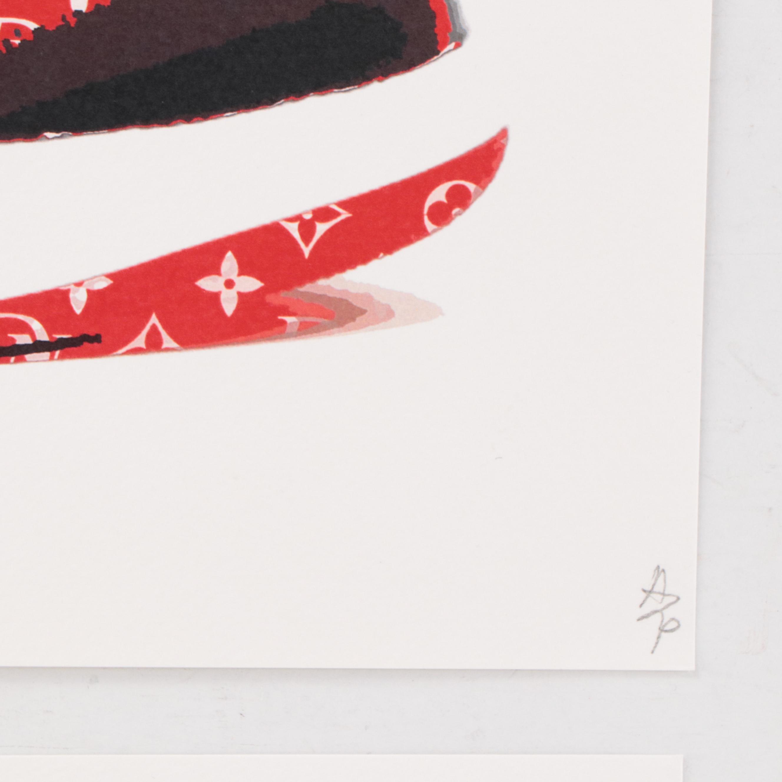 Death NYC Pop Art Graphic Print of Nikes, 21st Century