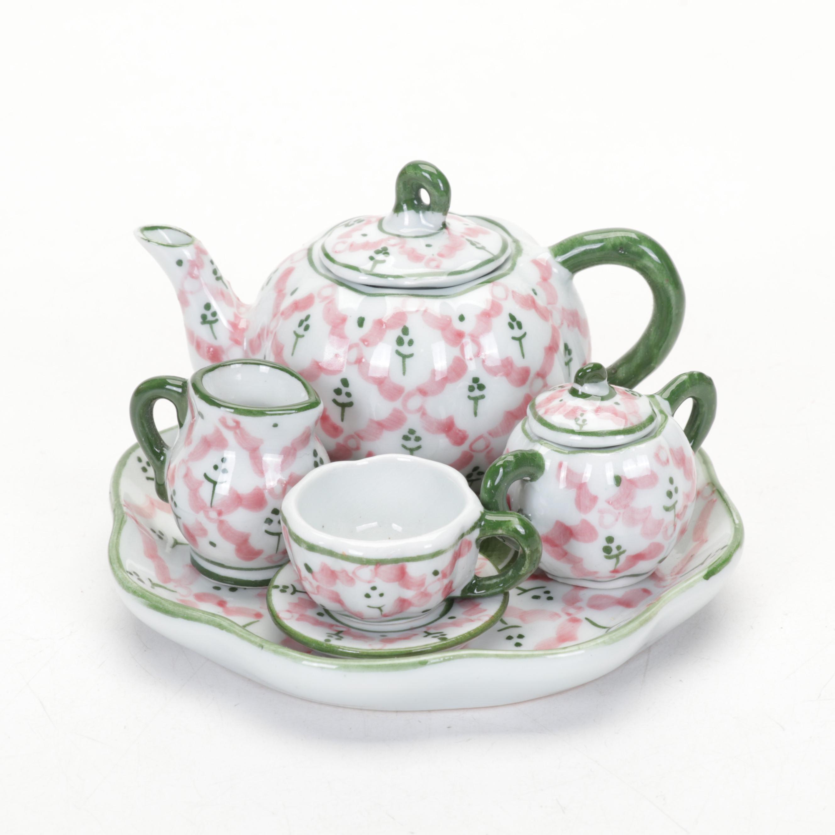 Radio Flyers, Tea Sets and Children's Fiction Including "Grimm's Fairy Tales"