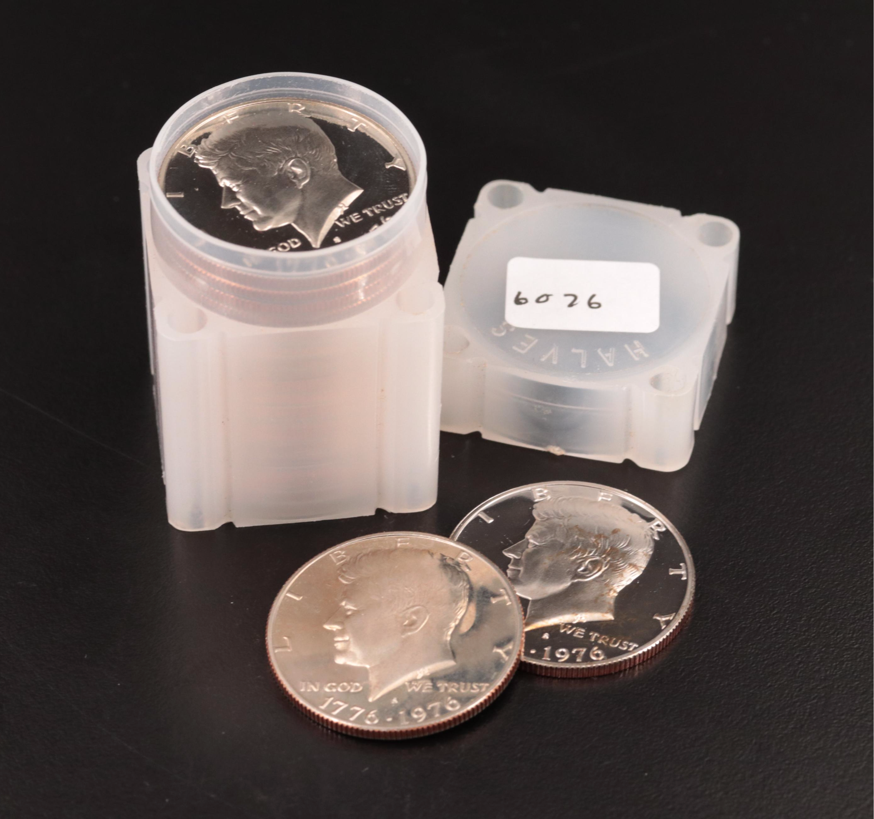 Twenty Proof Bicentennial Kennedy Half Dollars, 1976