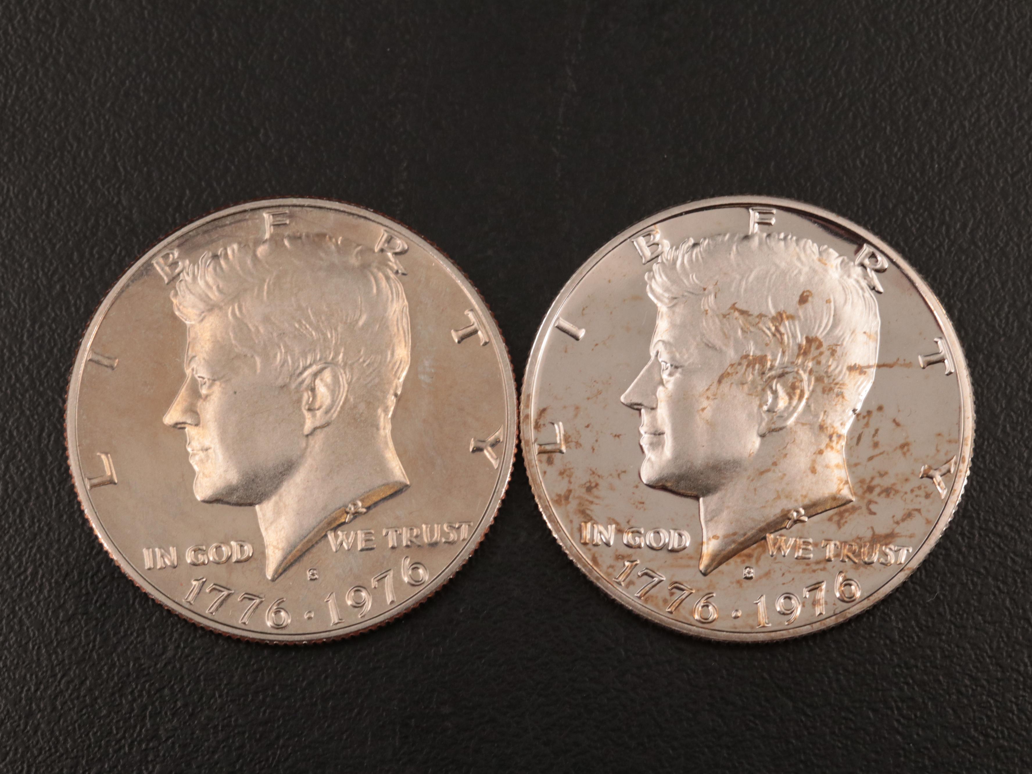 Twenty Proof Bicentennial Kennedy Half Dollars, 1976