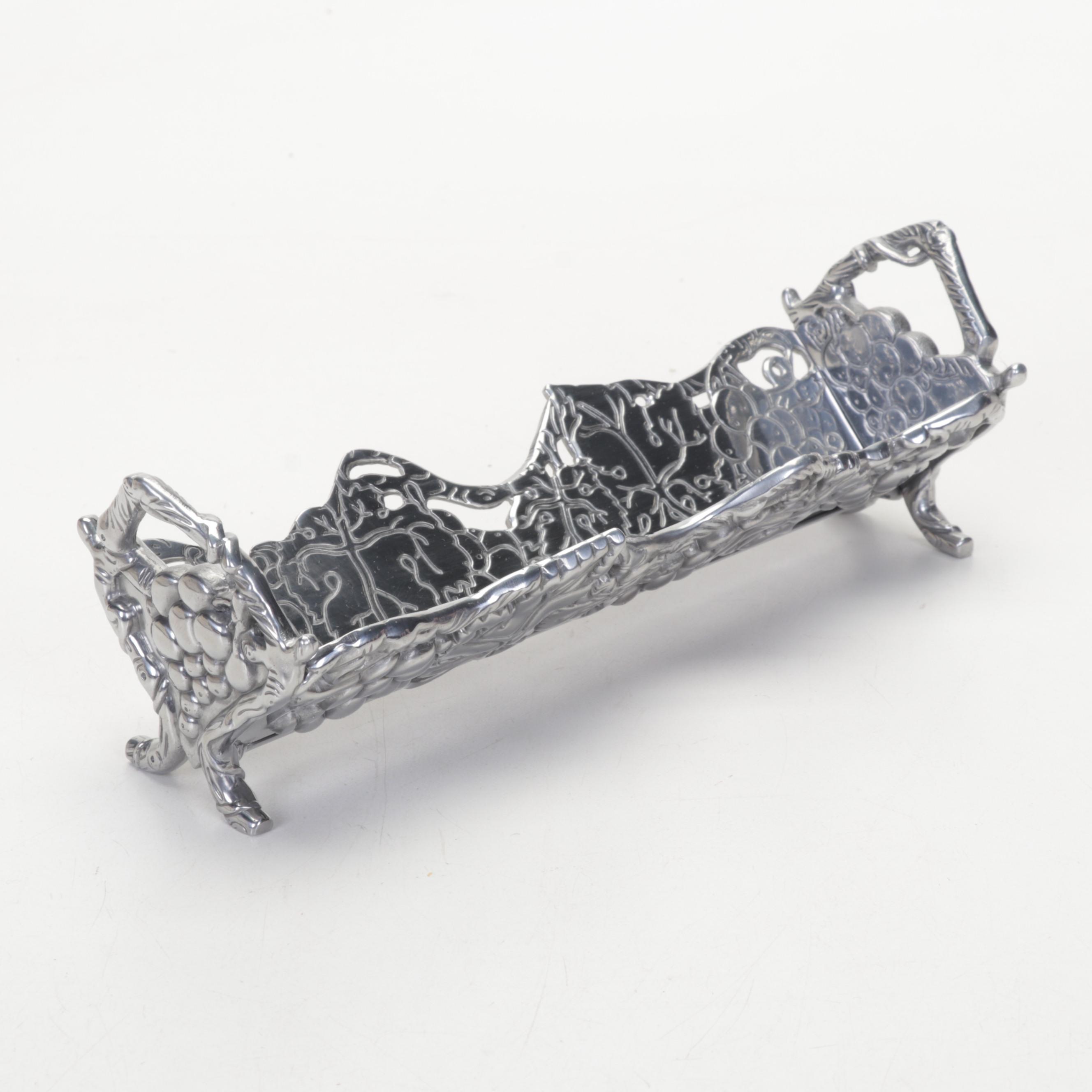 Arthur Court Marble Cheese Set and Cracker Tray with Other Tableware