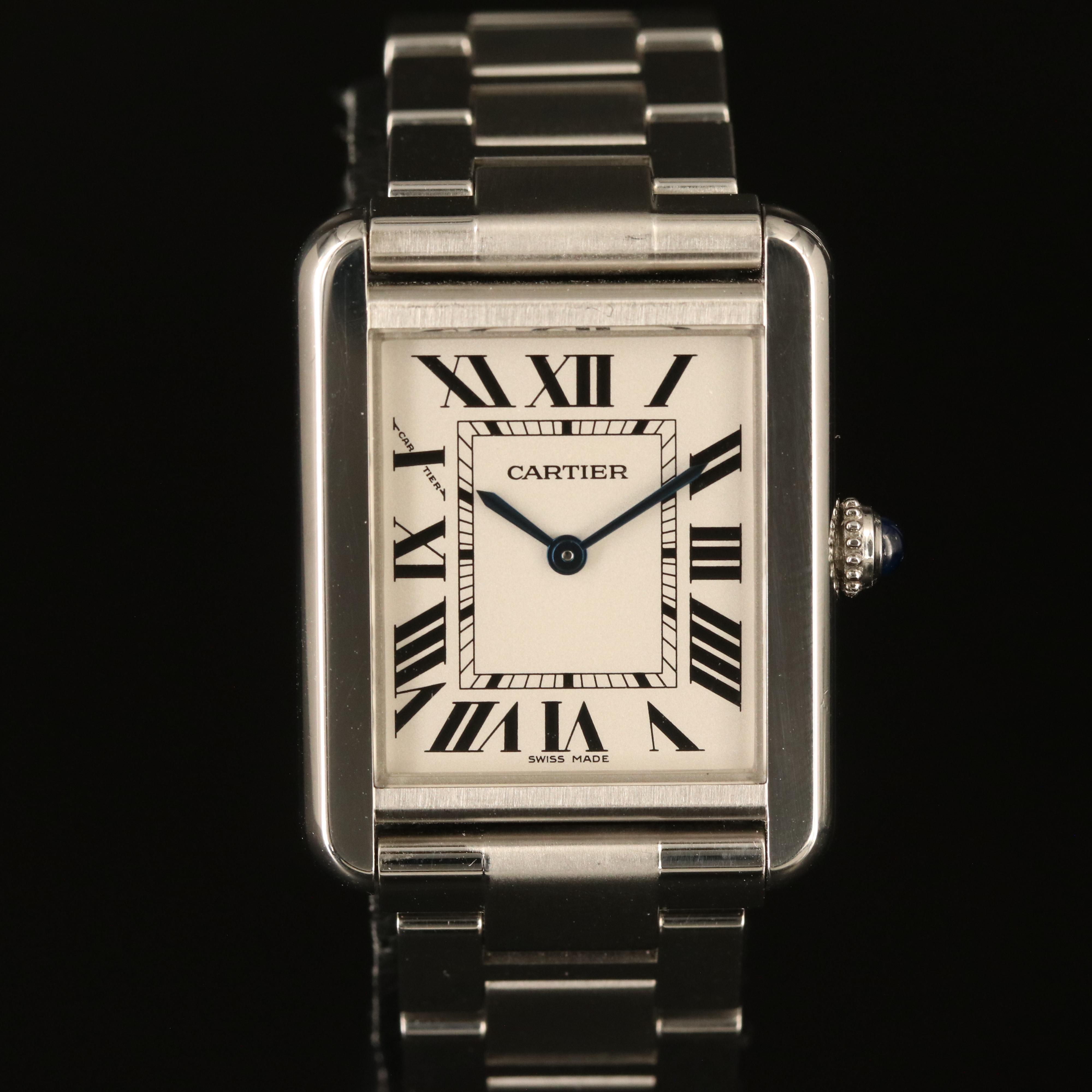 Cartier Tank Solo Stainless Steel Quartz Watch