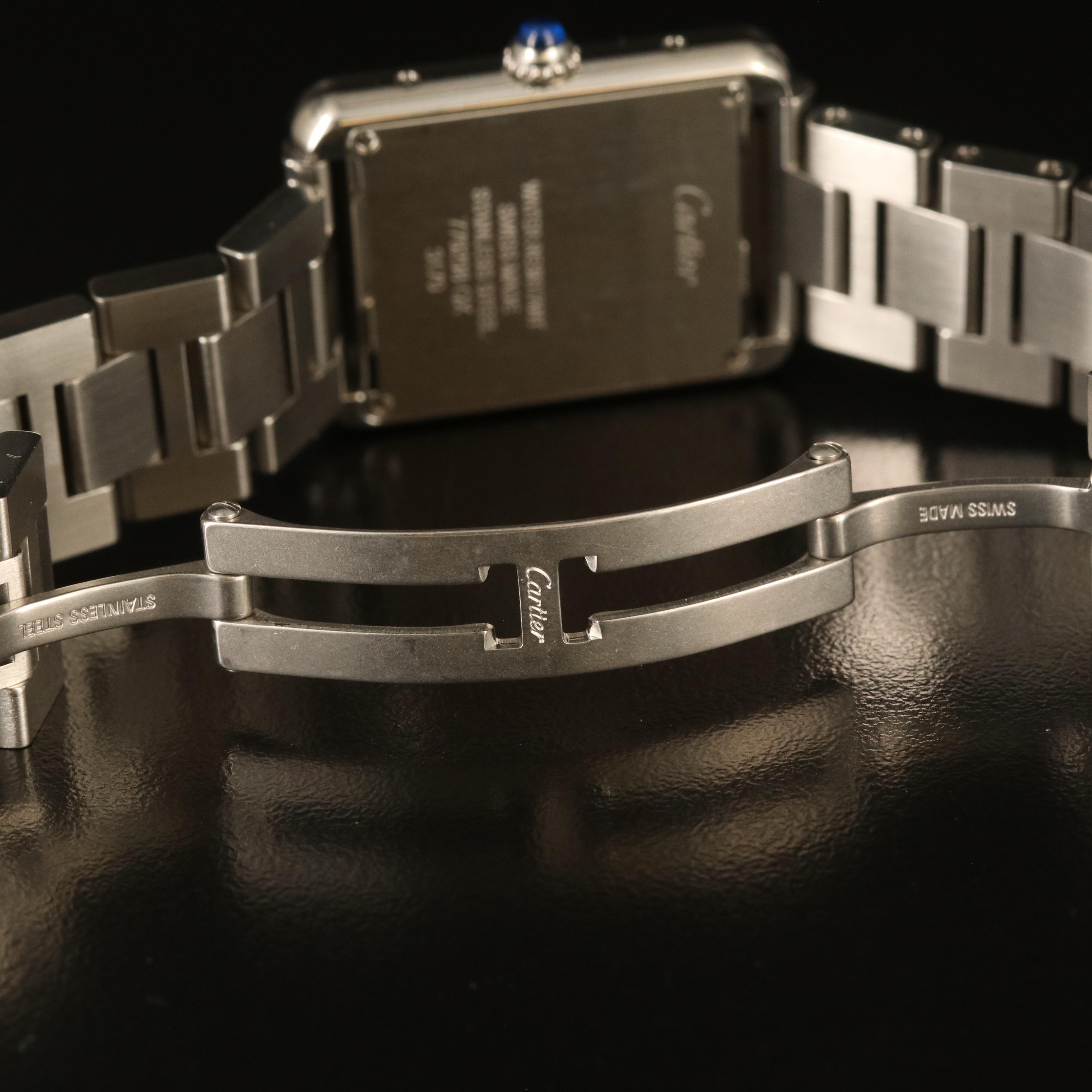 Cartier Tank Solo Stainless Steel Quartz Watch