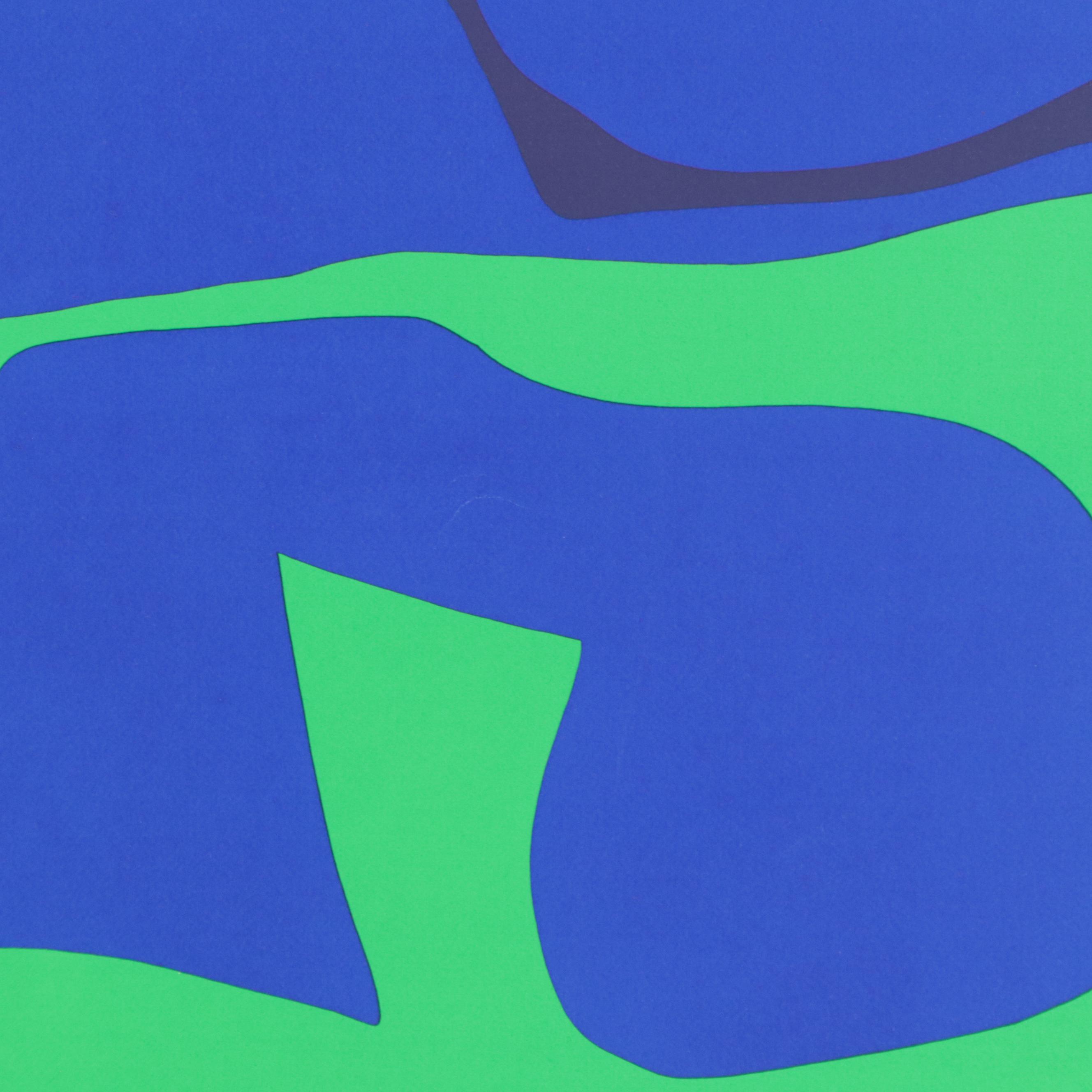 Patrick Heron Abstract Serigraph, 1973