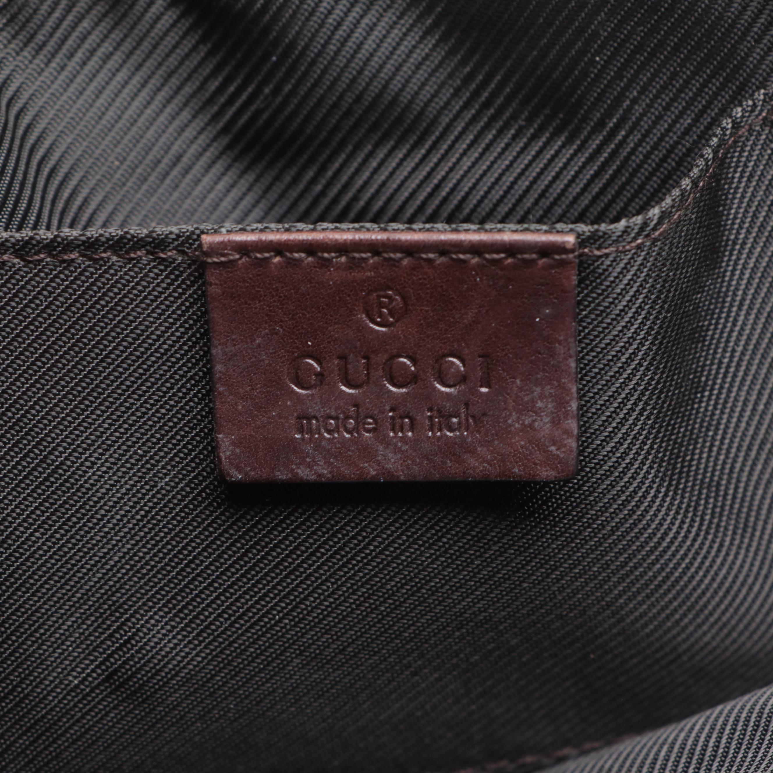 Gucci Small Crossbody Bag in GG Denim and Leather