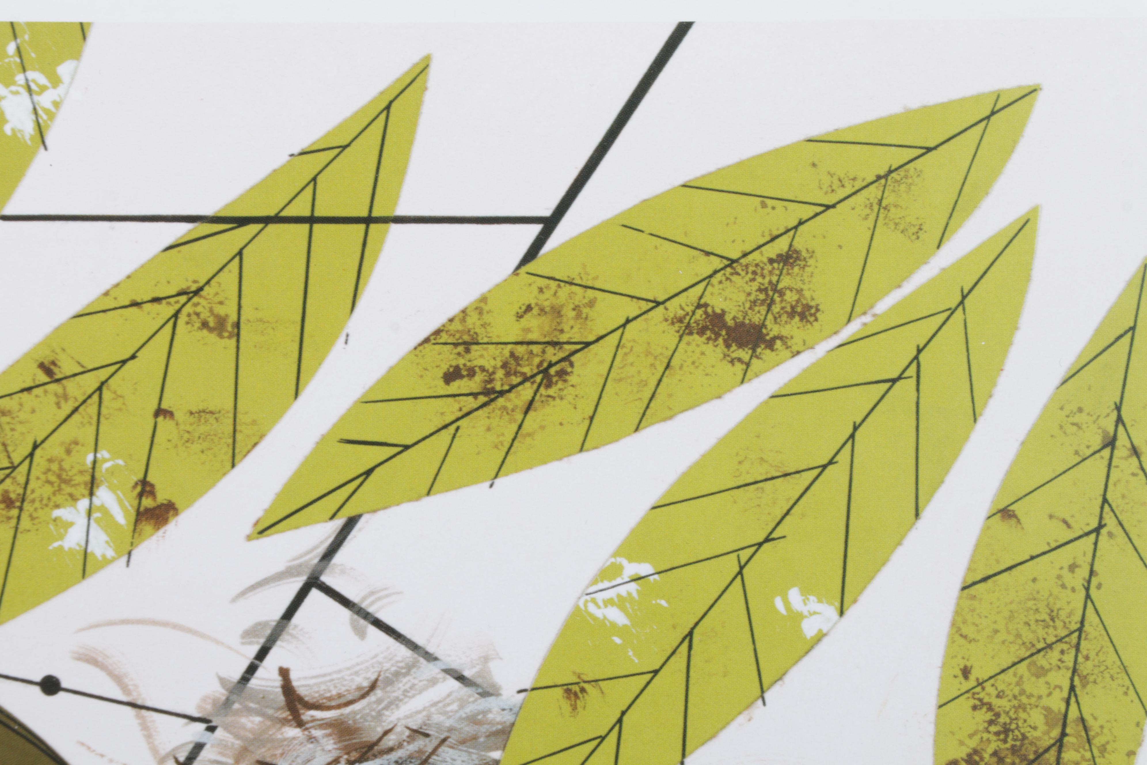 Offset Lithograph After Charley Harper "Vigilant Vireos," Circa 2008