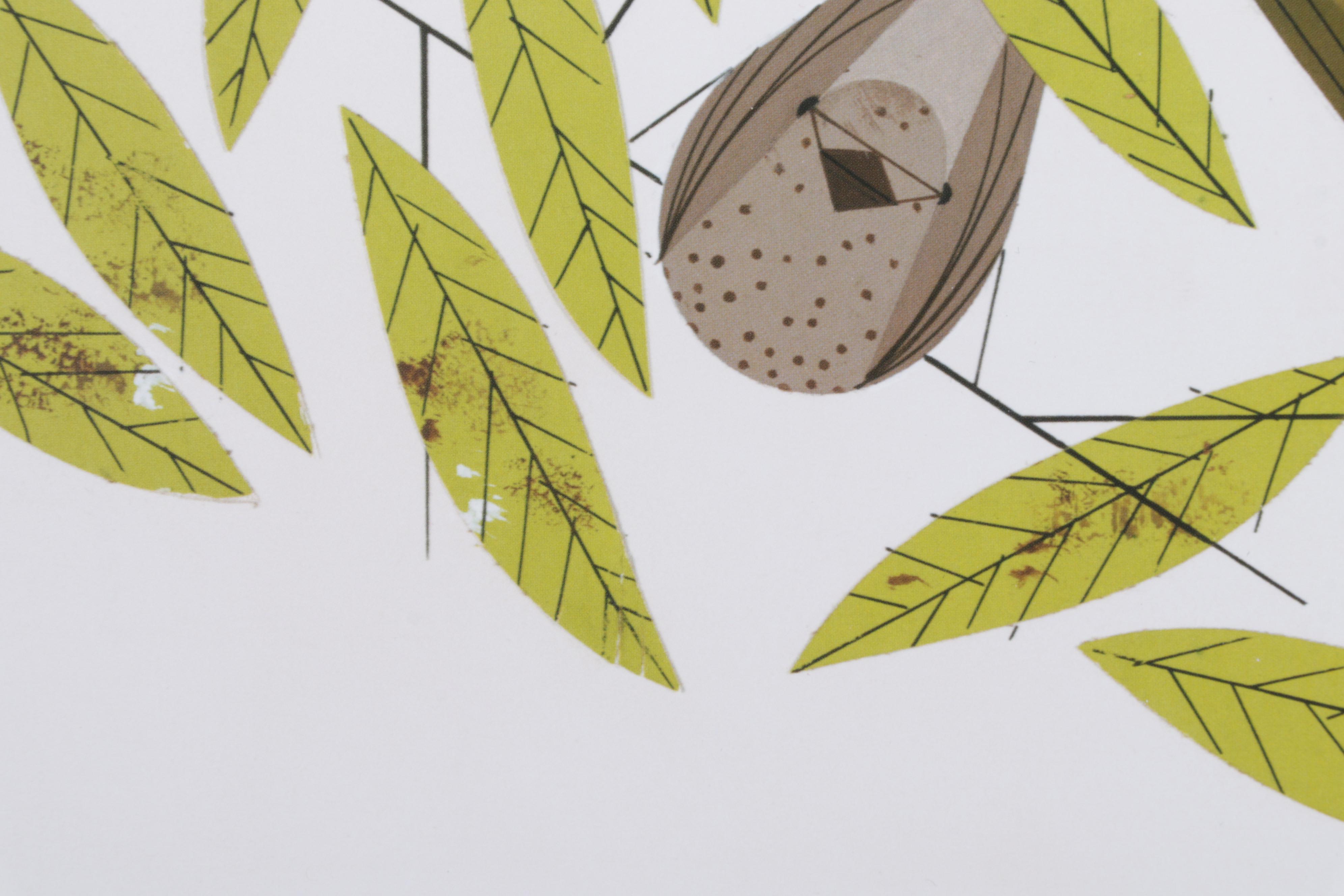 Offset Lithograph After Charley Harper "Vigilant Vireos," Circa 2008