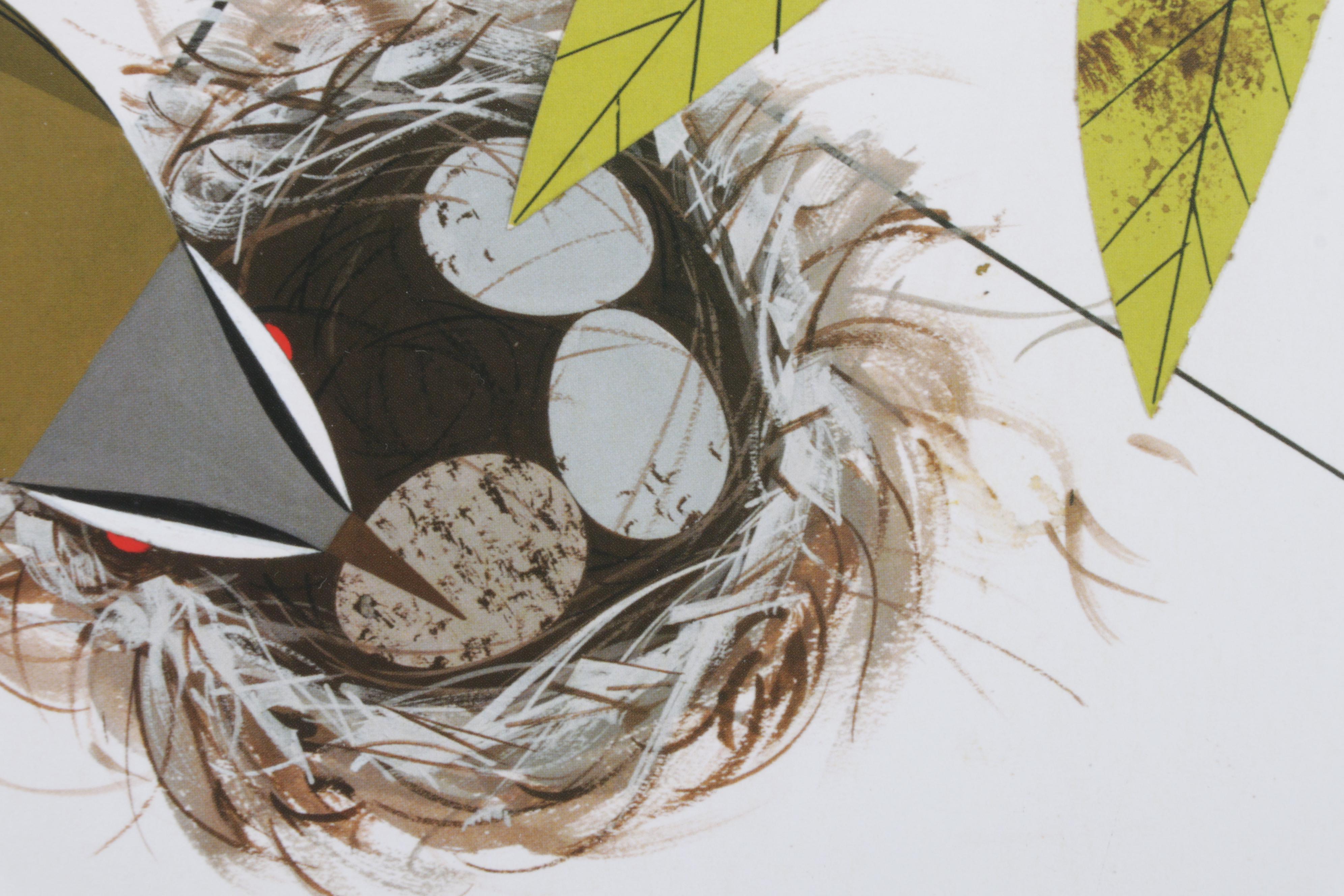 Offset Lithograph After Charley Harper "Vigilant Vireos," Circa 2008
