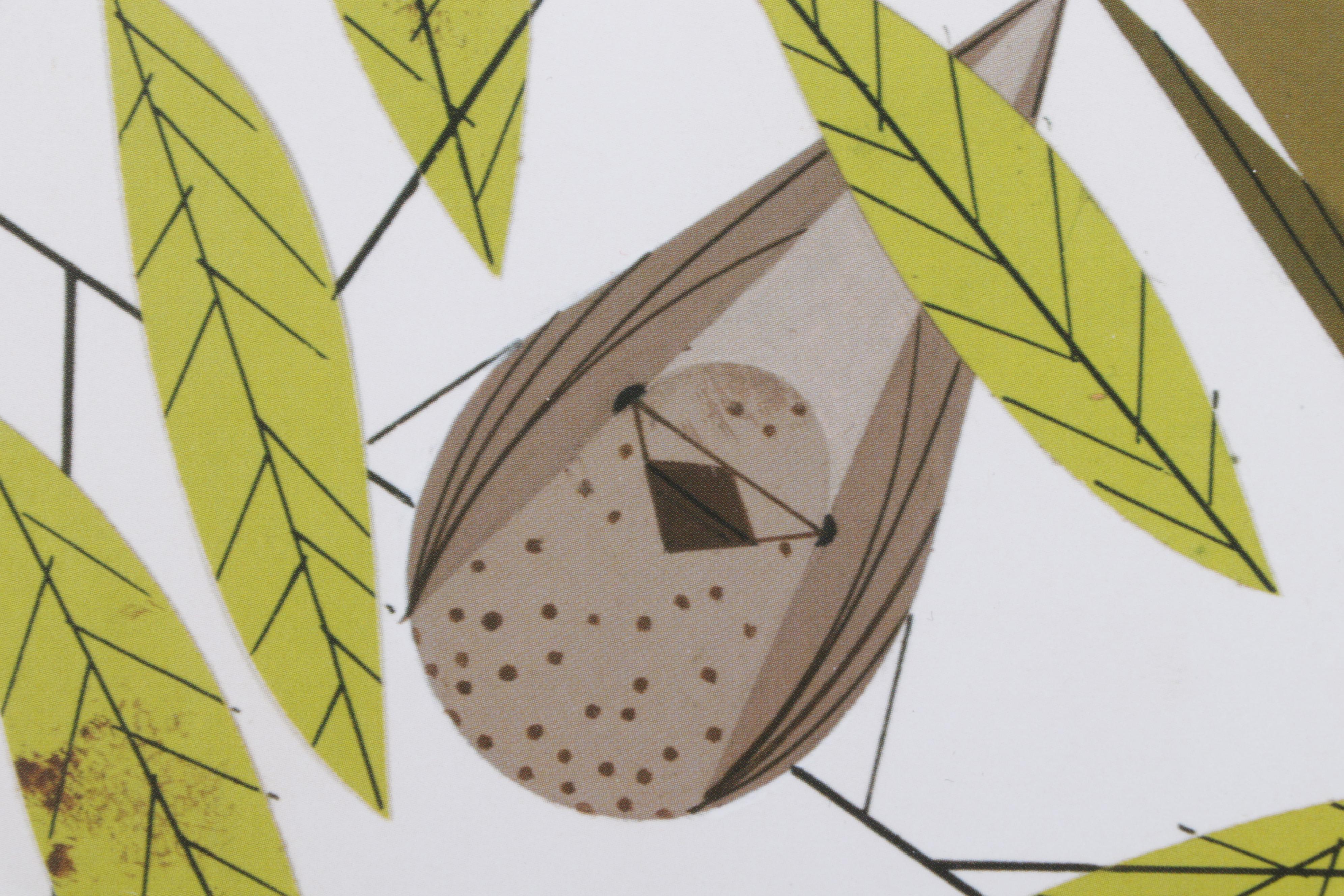 Offset Lithograph After Charley Harper "Vigilant Vireos," Circa 2008