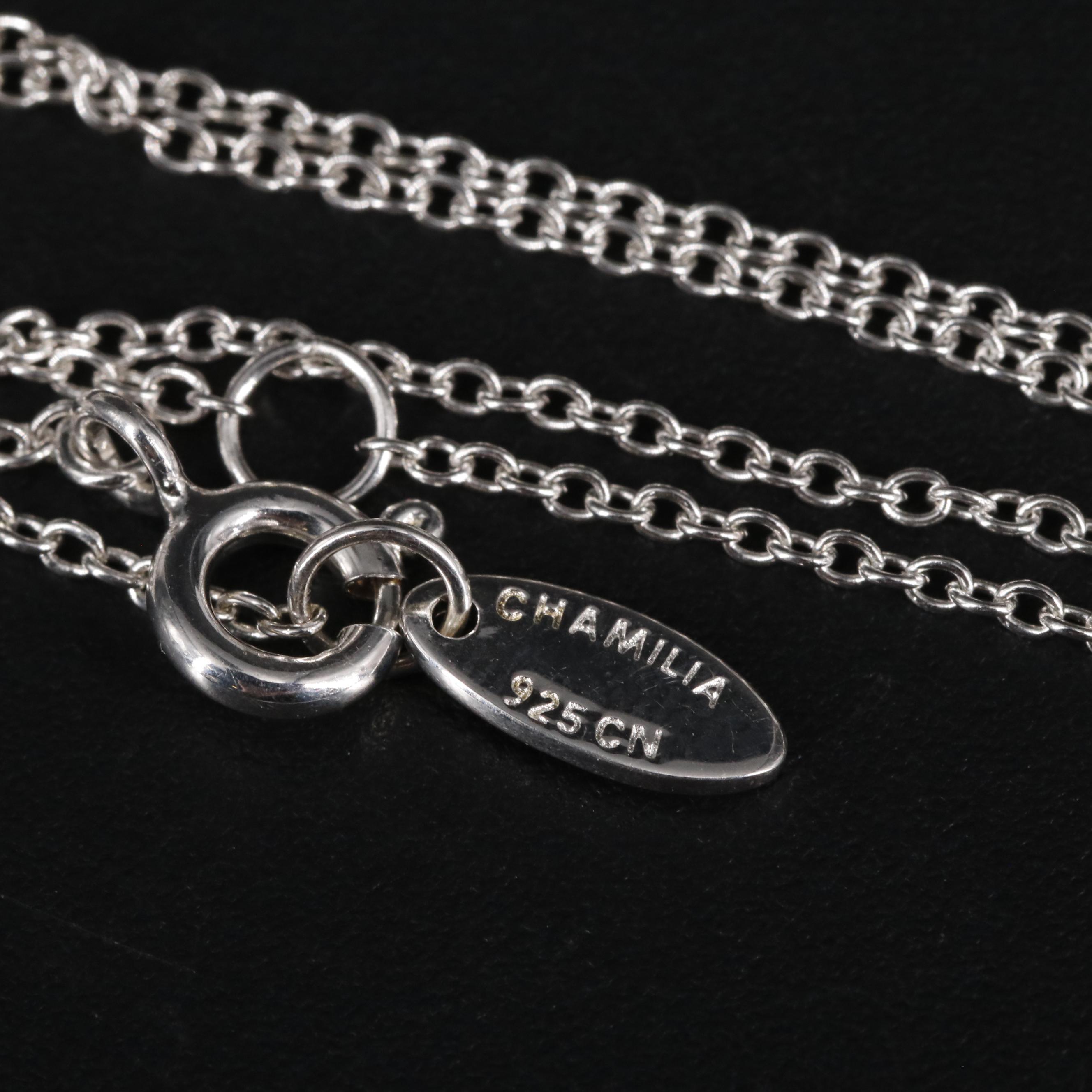 Sterling Mom Pendant Necklace
