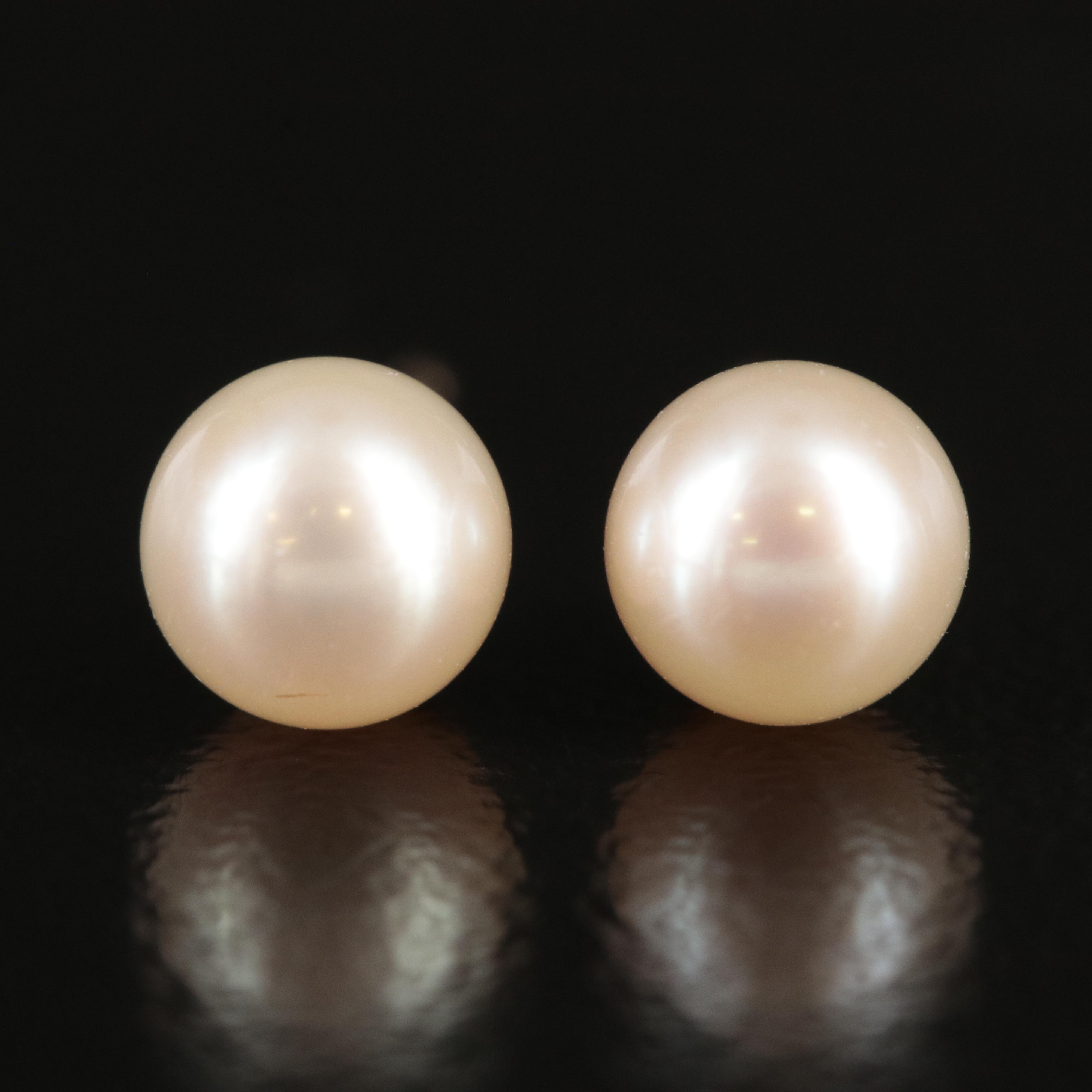 Blue Lagoon by Mikimoto 14K Cultured Pearl Stud Earrings