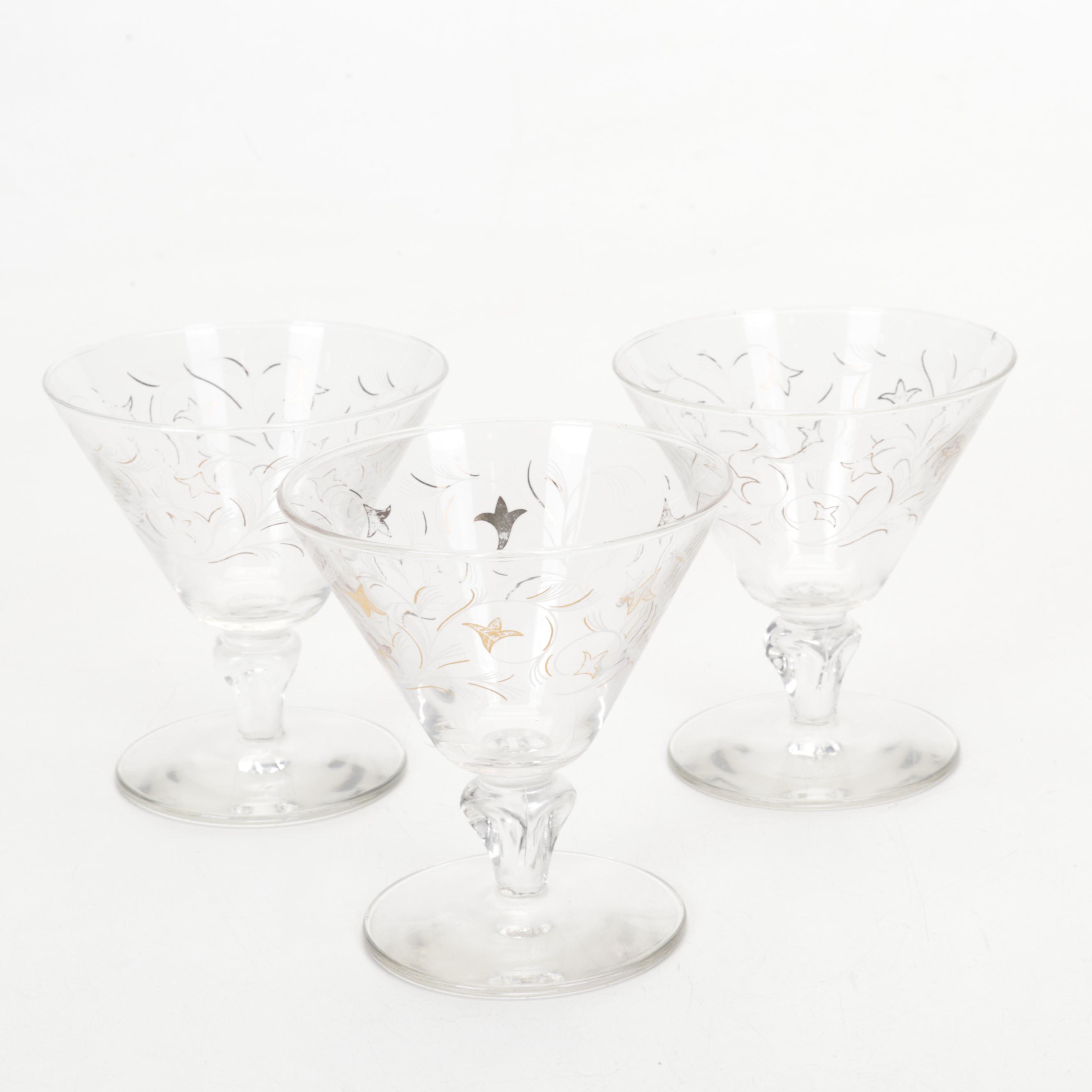 1964-65 New York World's Fair Tumblers with Mid Century Modern Barware