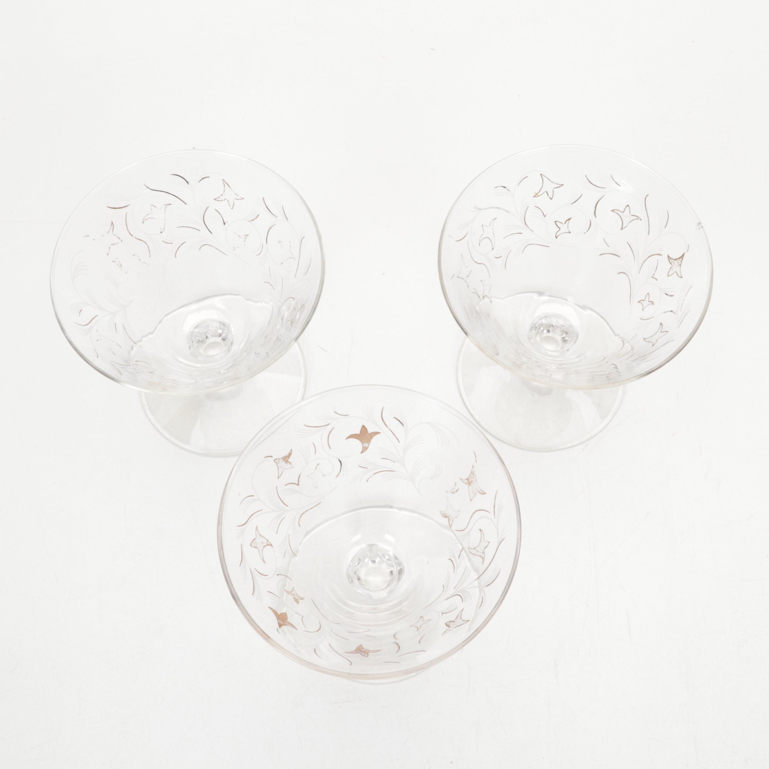 1964-65 New York World's Fair Tumblers with Mid Century Modern Barware