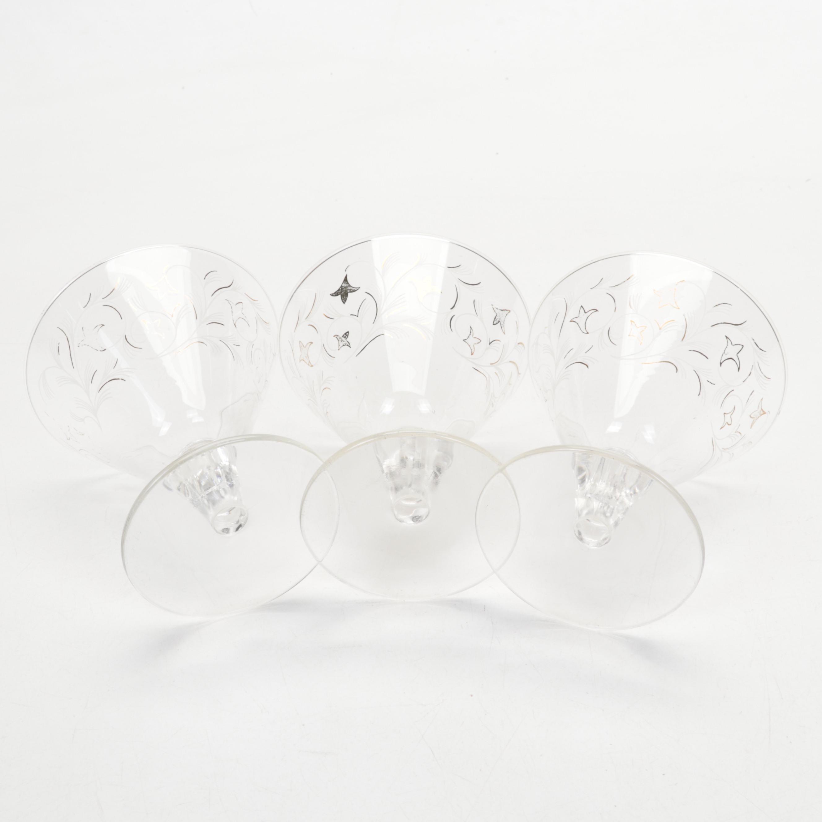 1964-65 New York World's Fair Tumblers with Mid Century Modern Barware