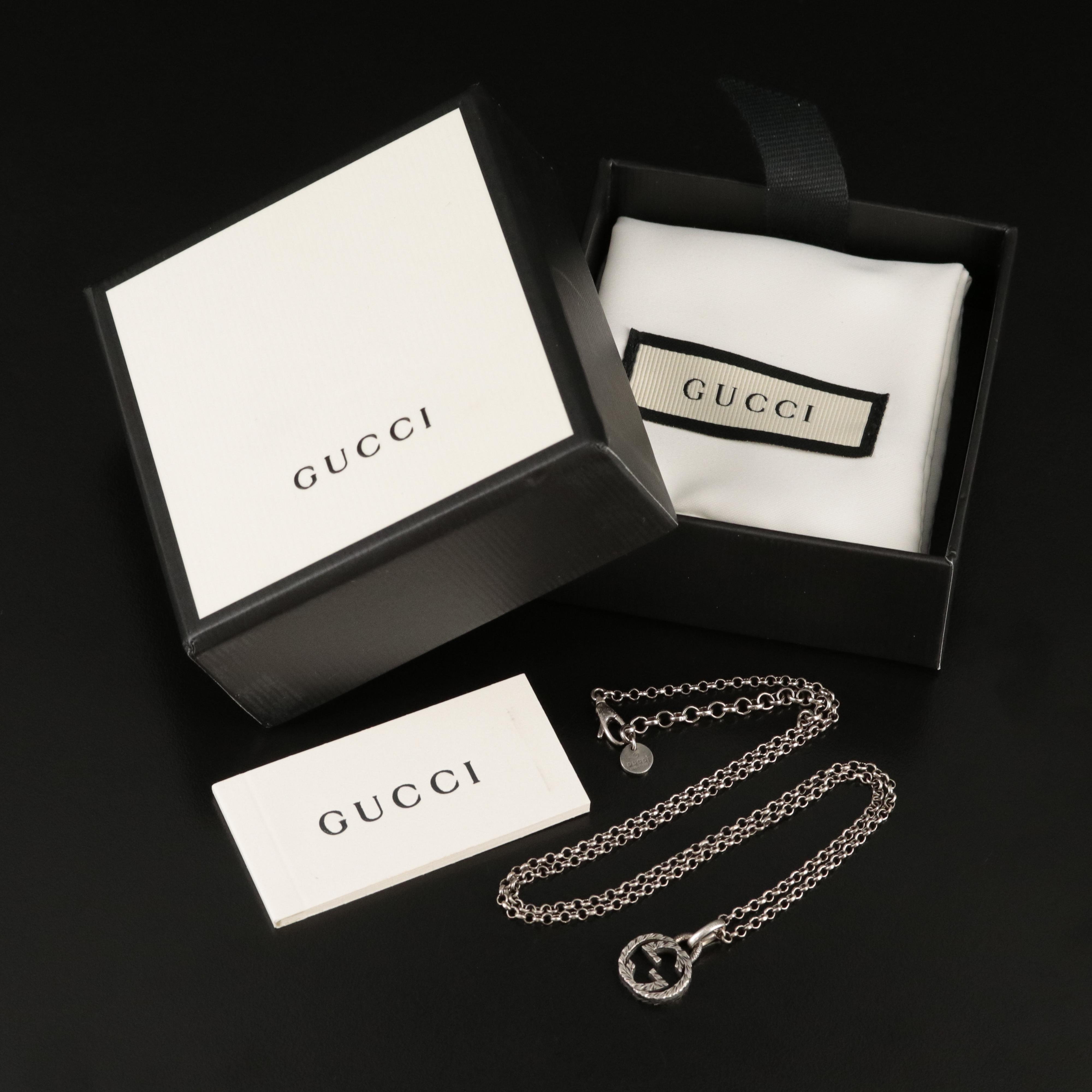 Gucci Interlocking G Pendant Necklace