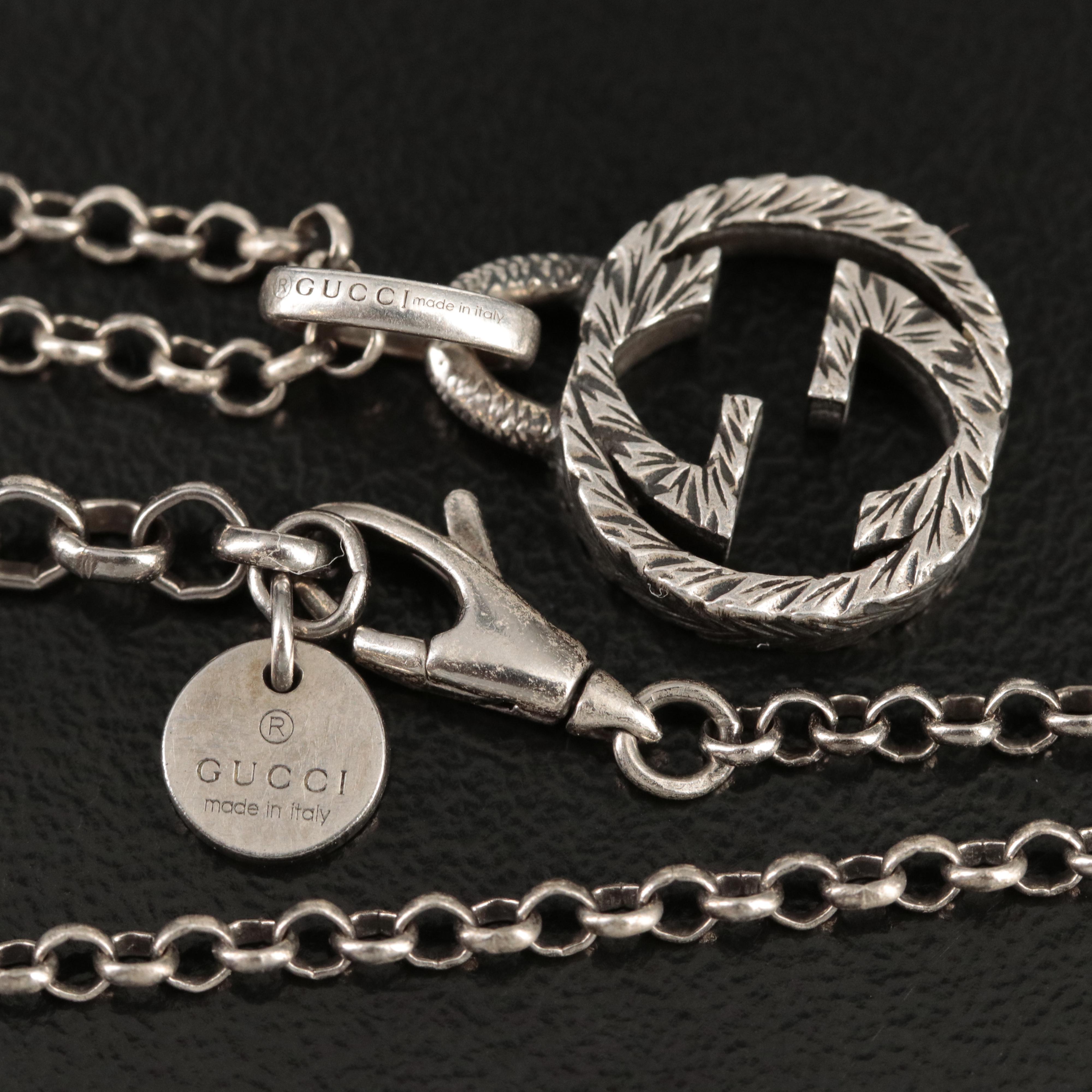 Gucci Interlocking G Pendant Necklace