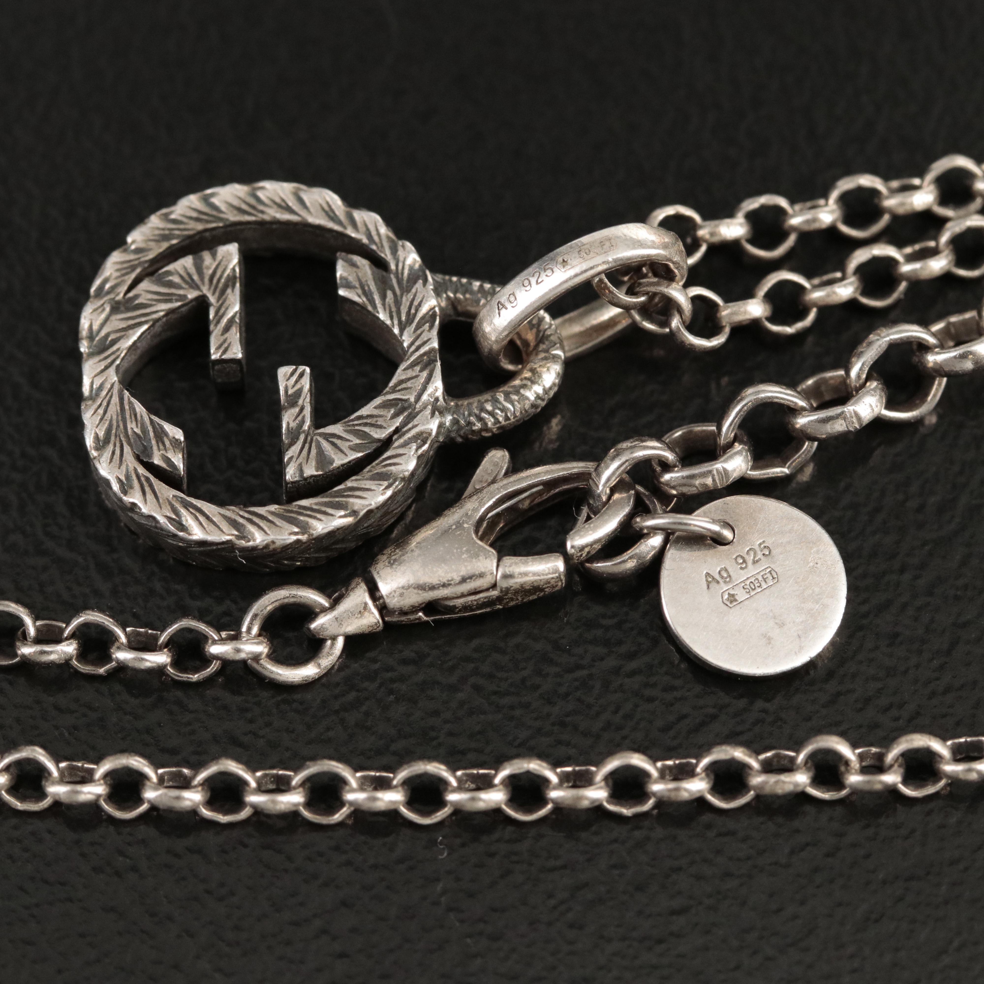 Gucci Interlocking G Pendant Necklace
