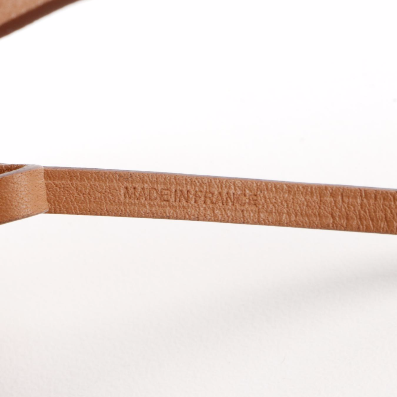 Hermès Leather Bag Charm with Box