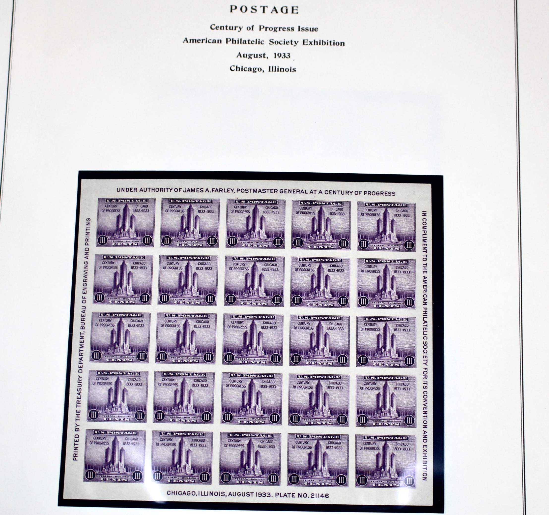 Comprehensive Farley Postage Stamp Collection