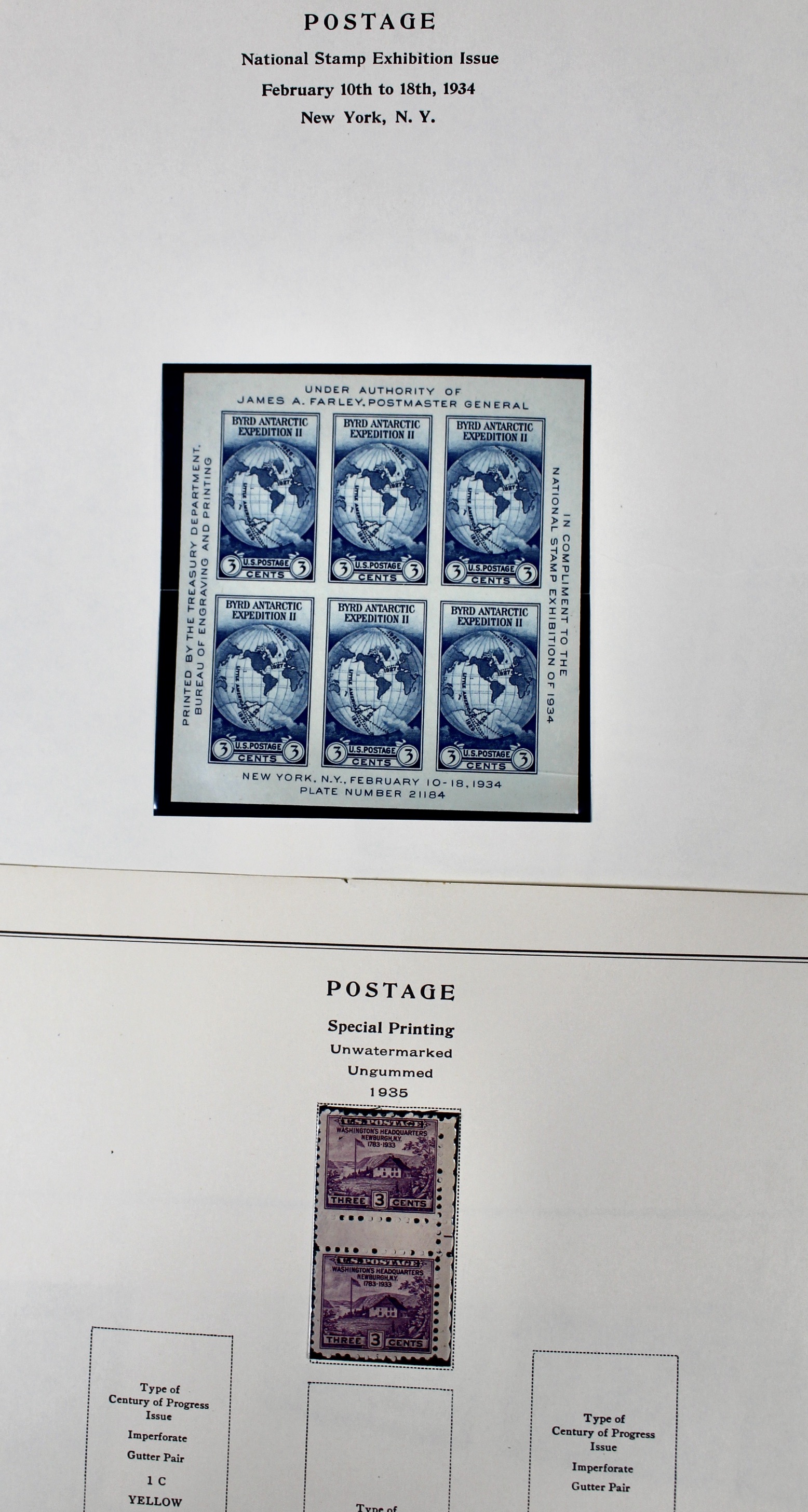 Comprehensive Farley Postage Stamp Collection