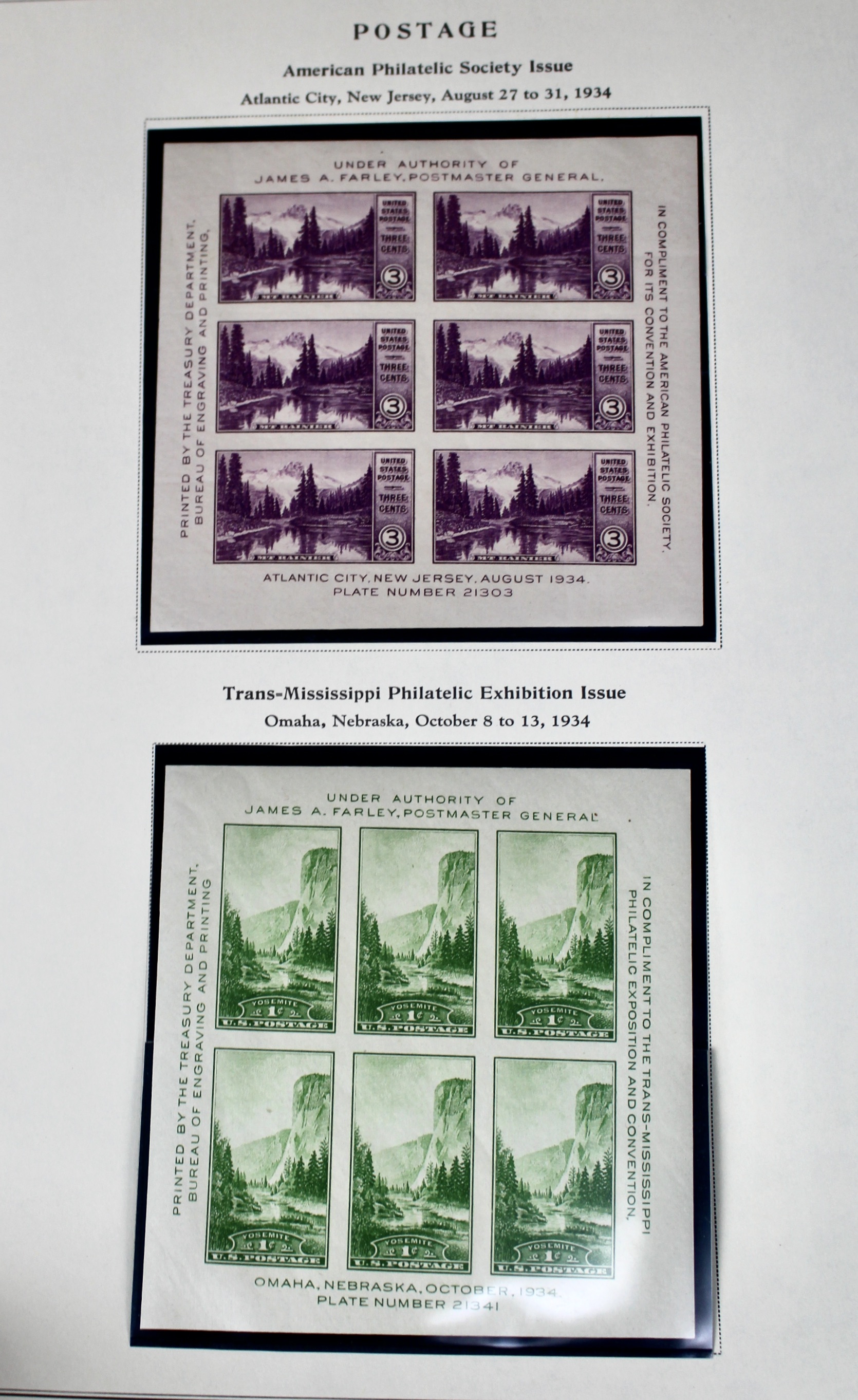 Comprehensive Farley Postage Stamp Collection