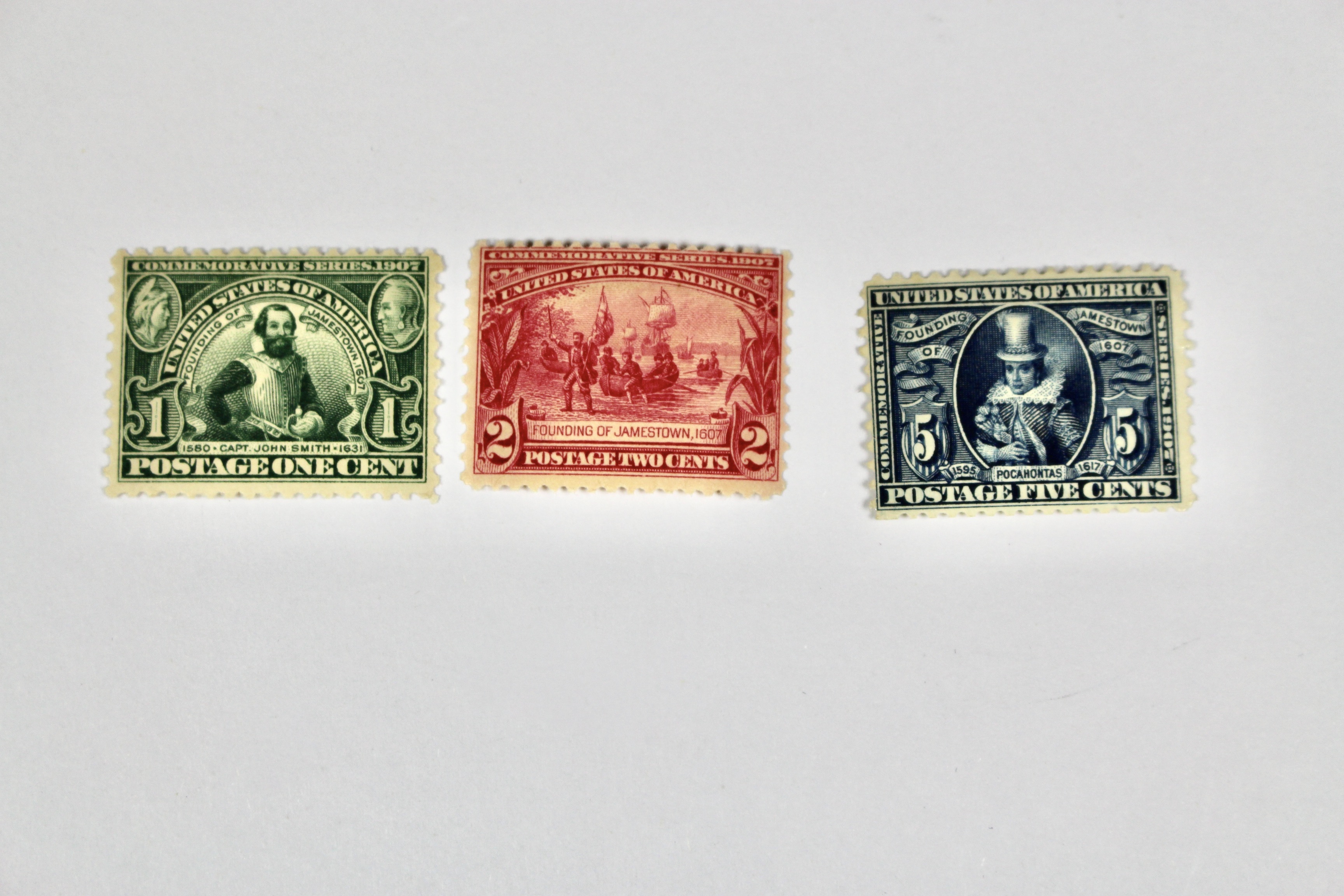 Trans-Mississippi and Jamestown Exposition Postage Stamps