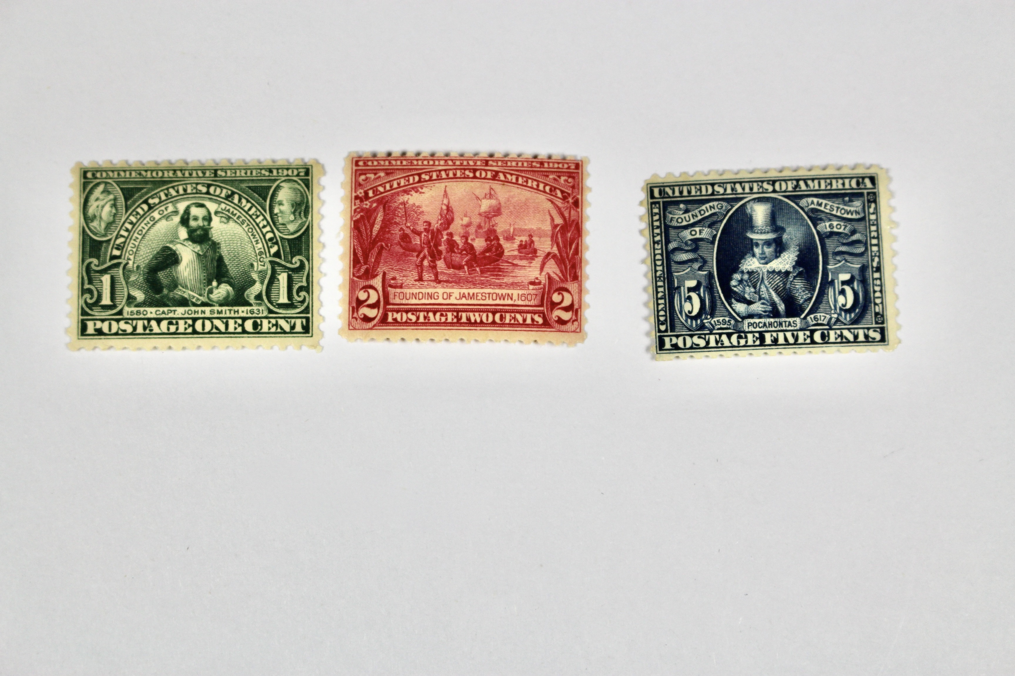 Trans-Mississippi and Jamestown Exposition Postage Stamps
