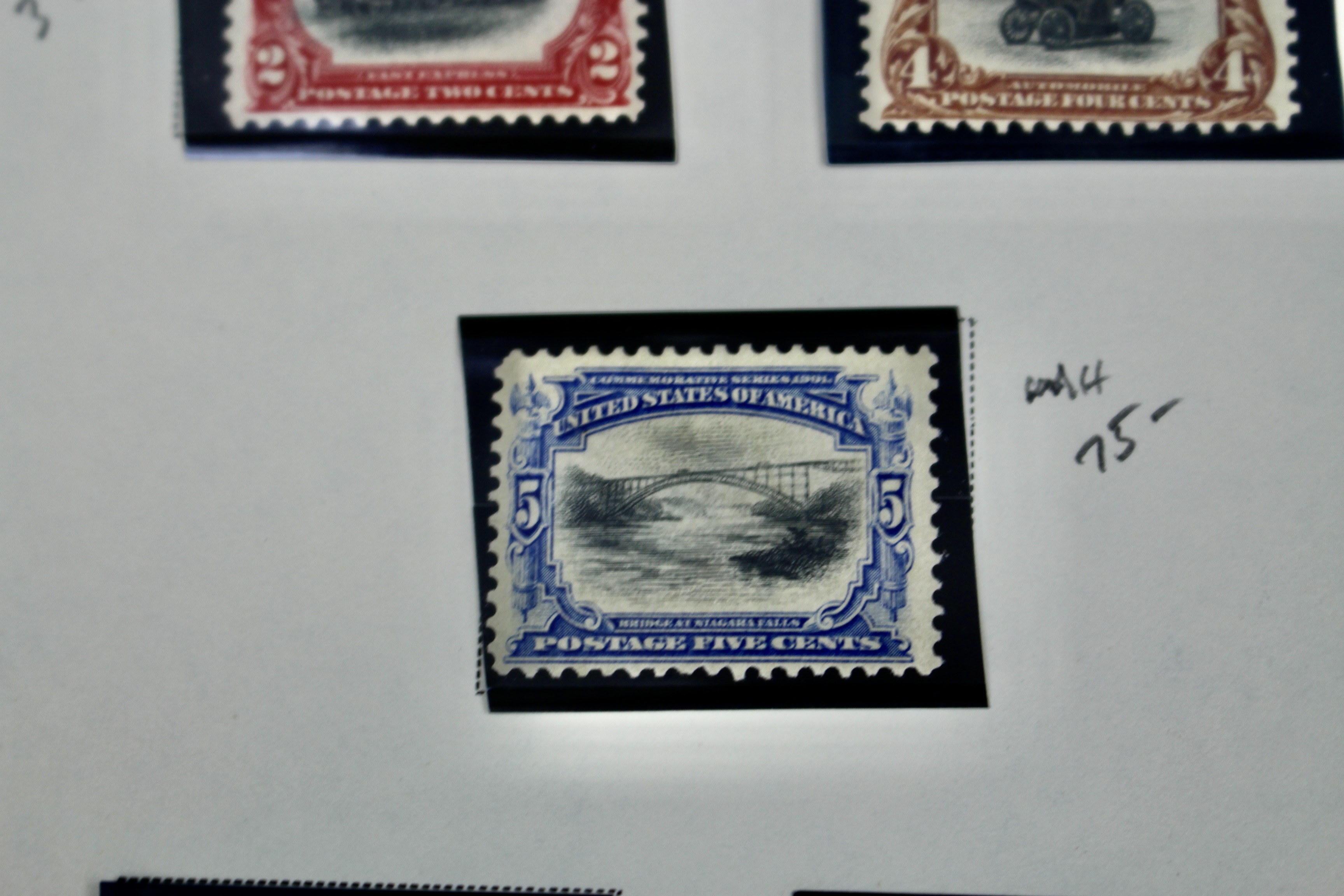 1901 Pan American Exposition Mint and MNH Postage Stamps