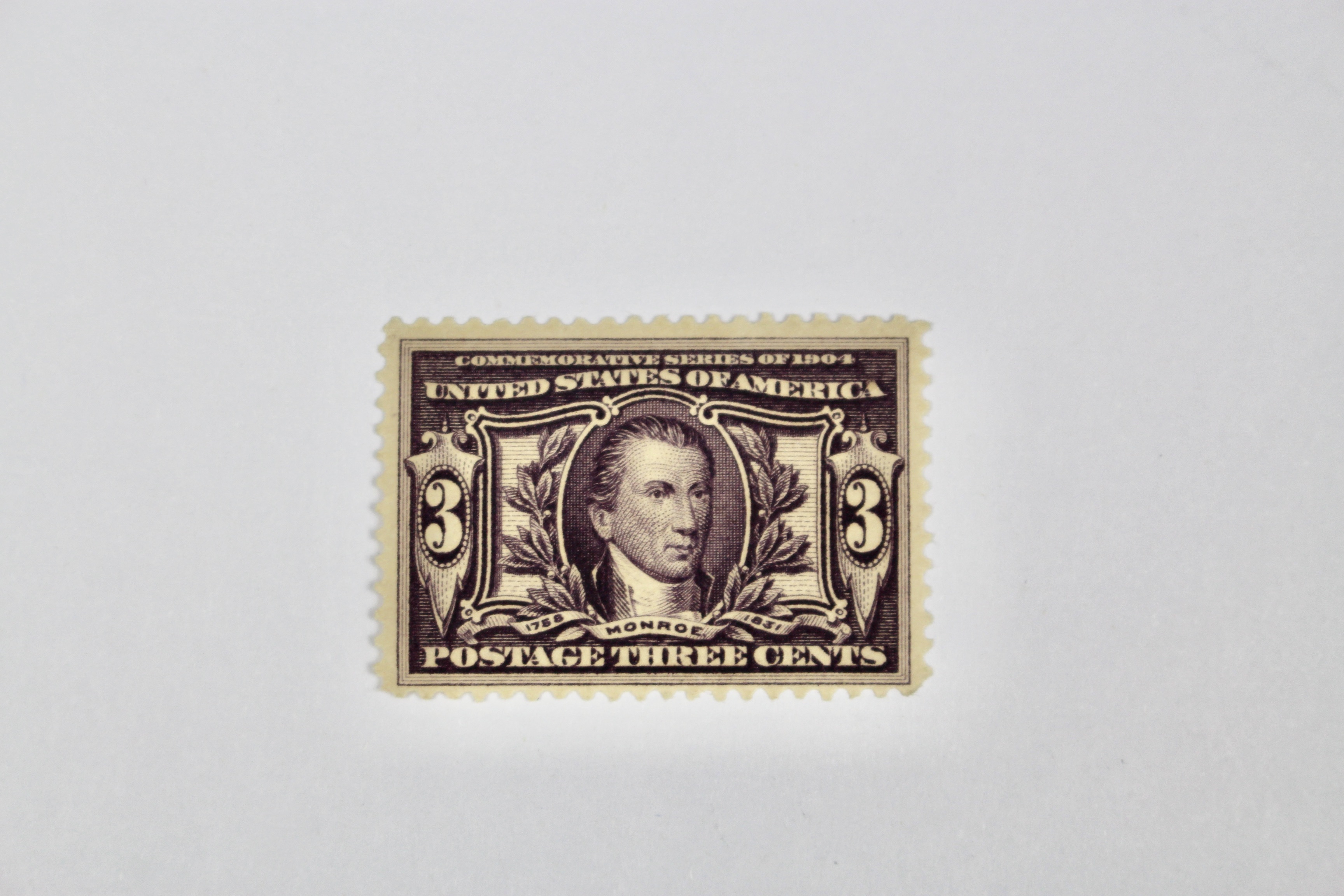 Four Mint Condition U.S. Postage Stamps