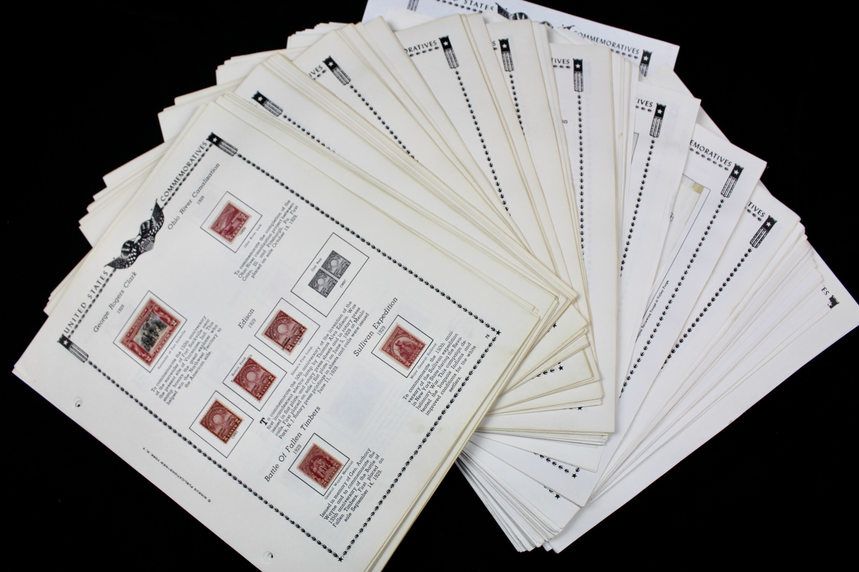 U.S. Postage Stamp Collection, 1929 to 1986