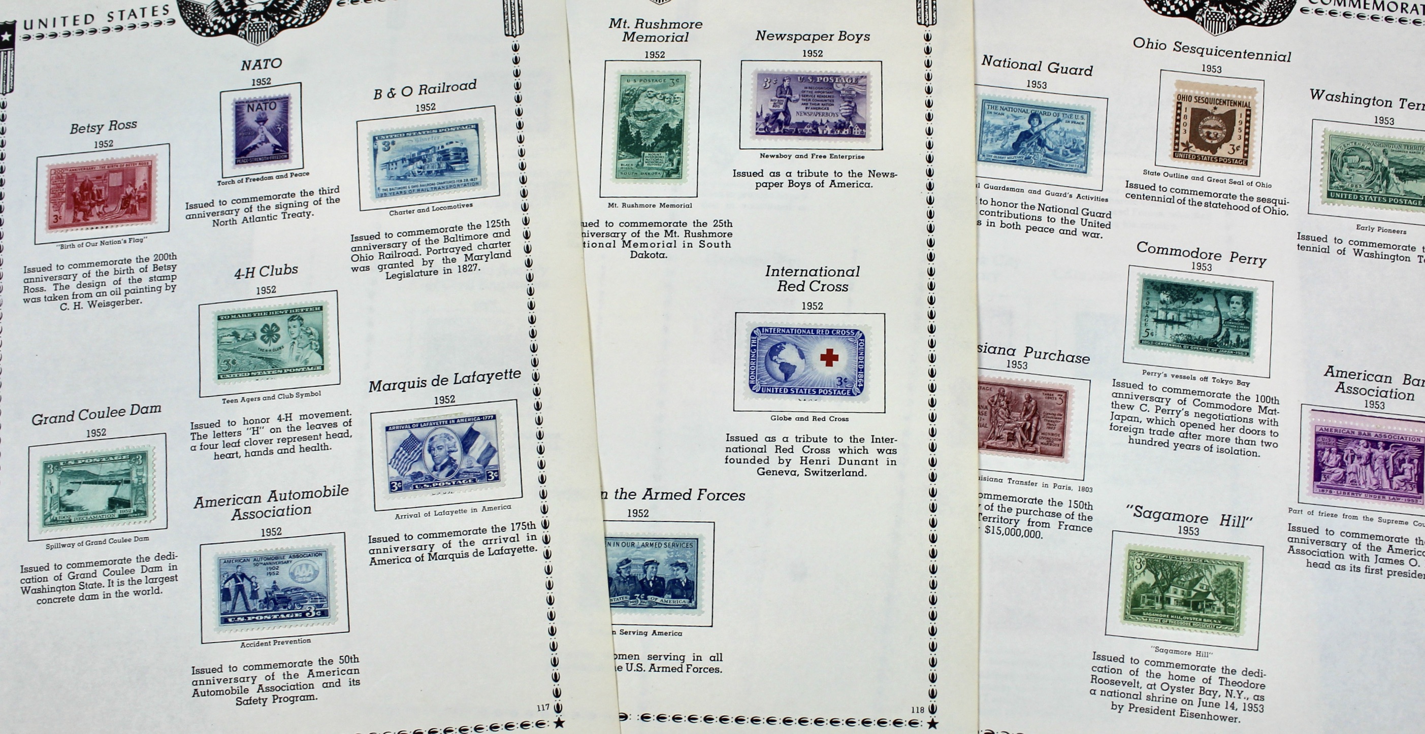U.S. Postage Stamp Collection, 1929 to 1986
