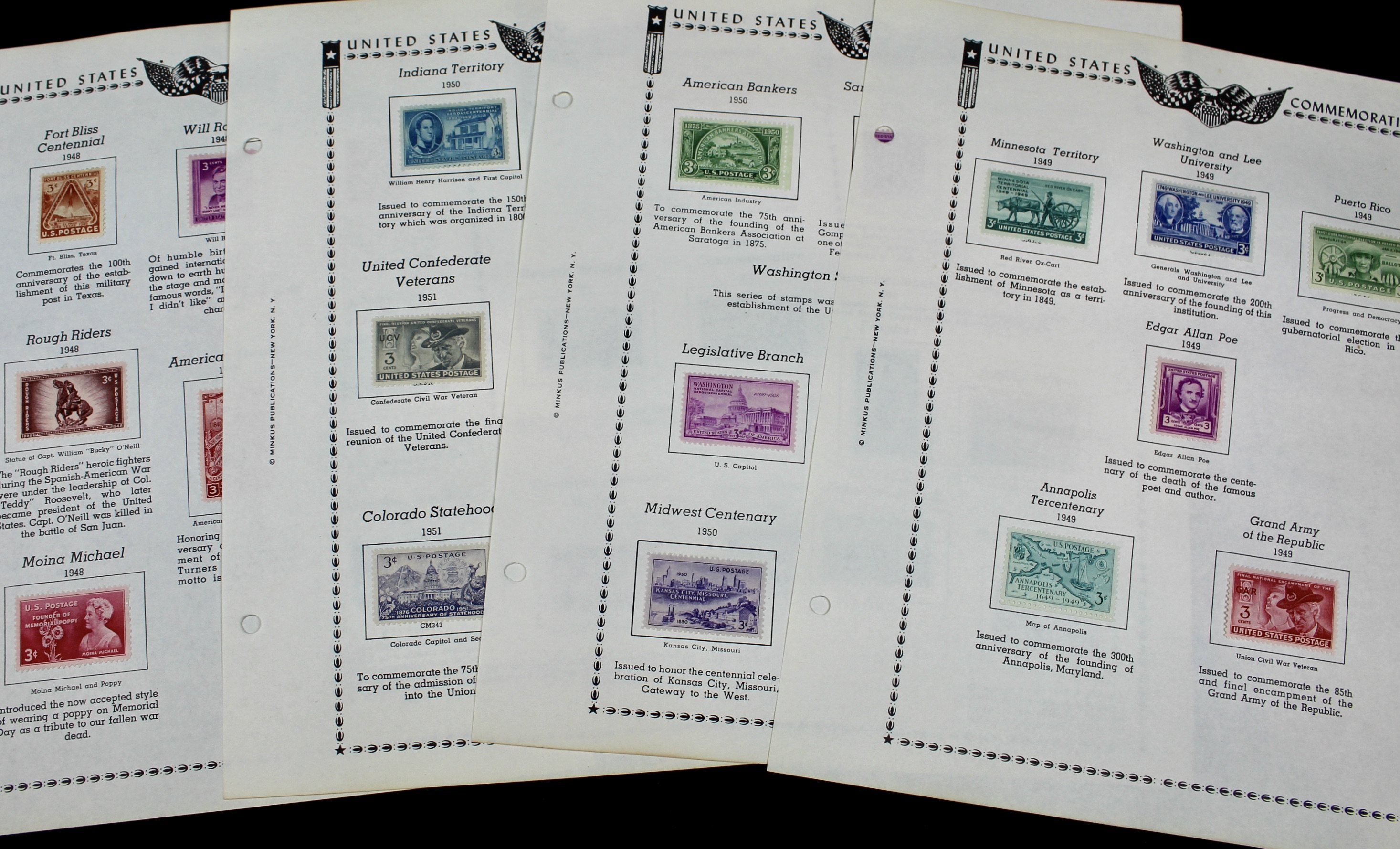 U.S. Postage Stamp Collection, 1929 to 1986