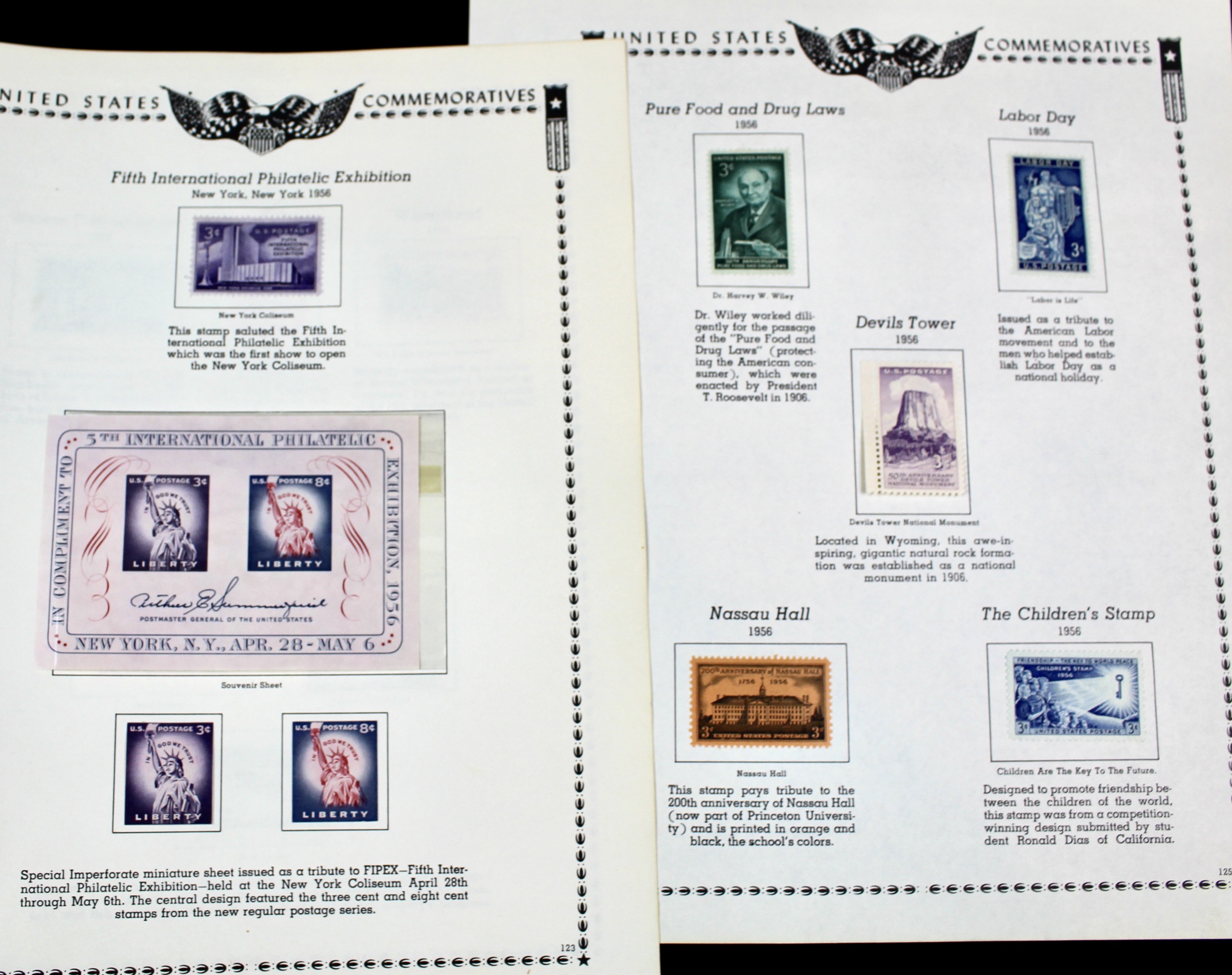 U.S. Postage Stamp Collection, 1929 to 1986