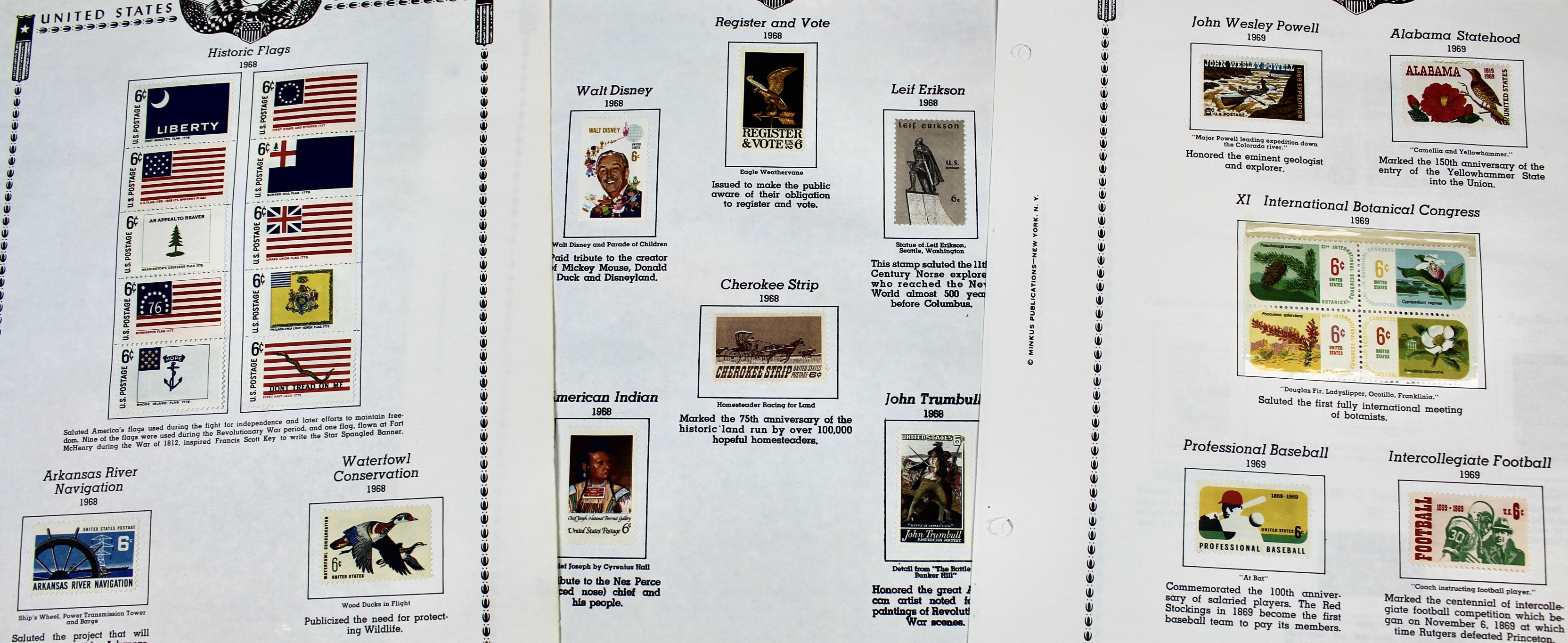 U.S. Postage Stamp Collection, 1929 to 1986
