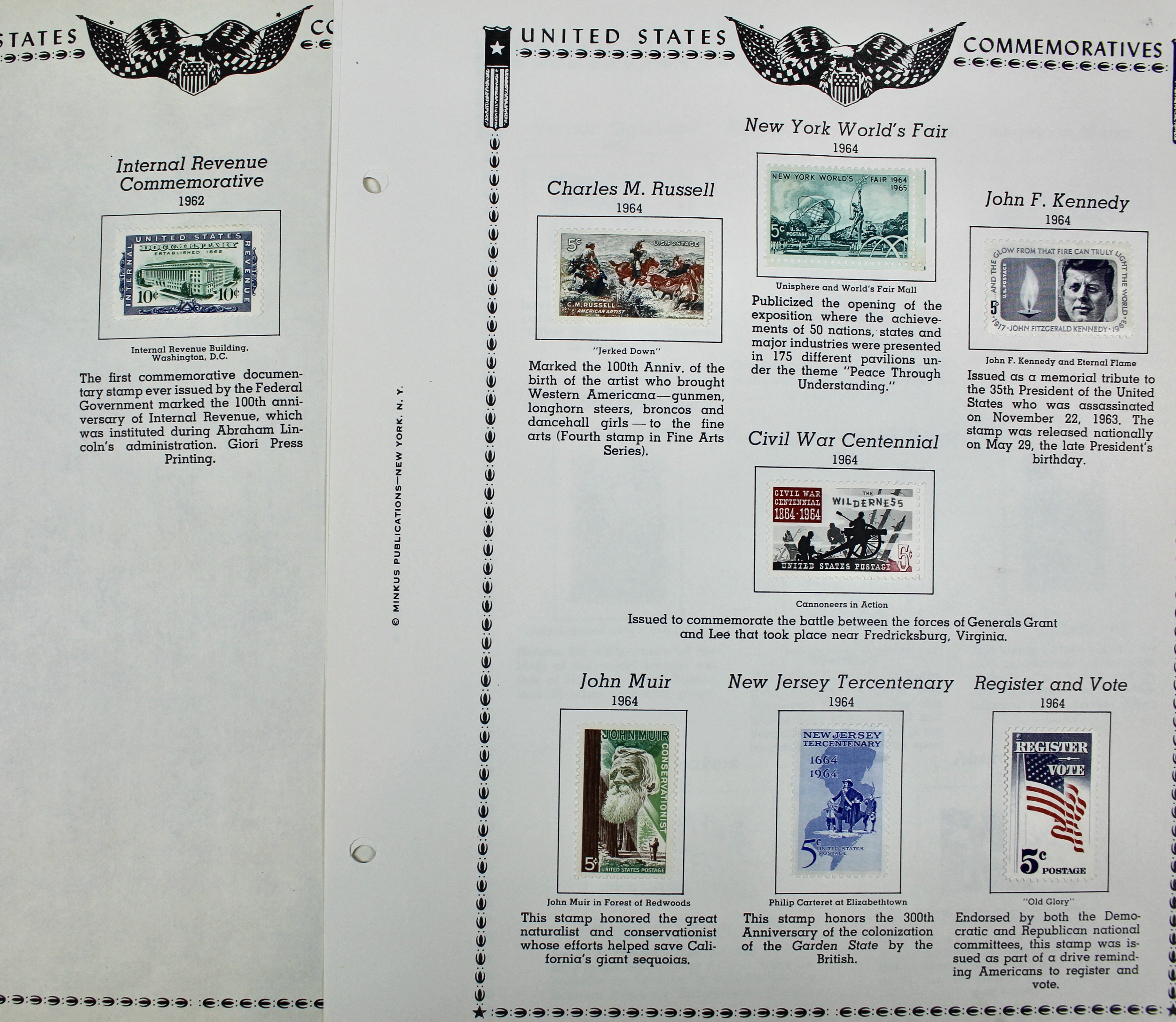 U.S. Postage Stamp Collection, 1929 to 1986