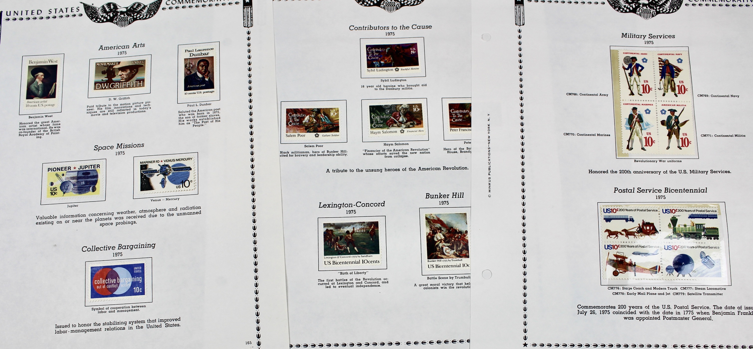 U.S. Postage Stamp Collection, 1929 to 1986