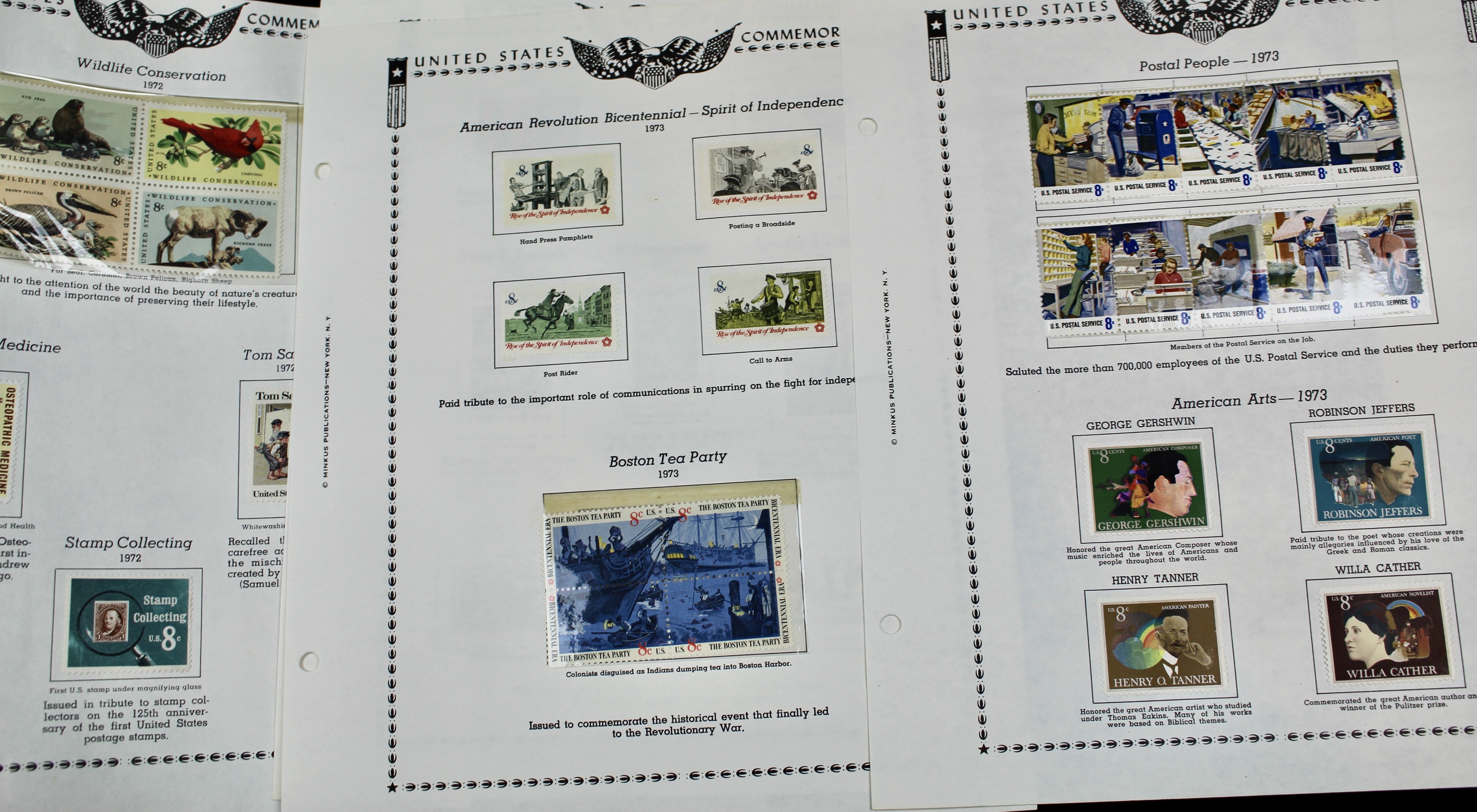 U.S. Postage Stamp Collection, 1929 to 1986