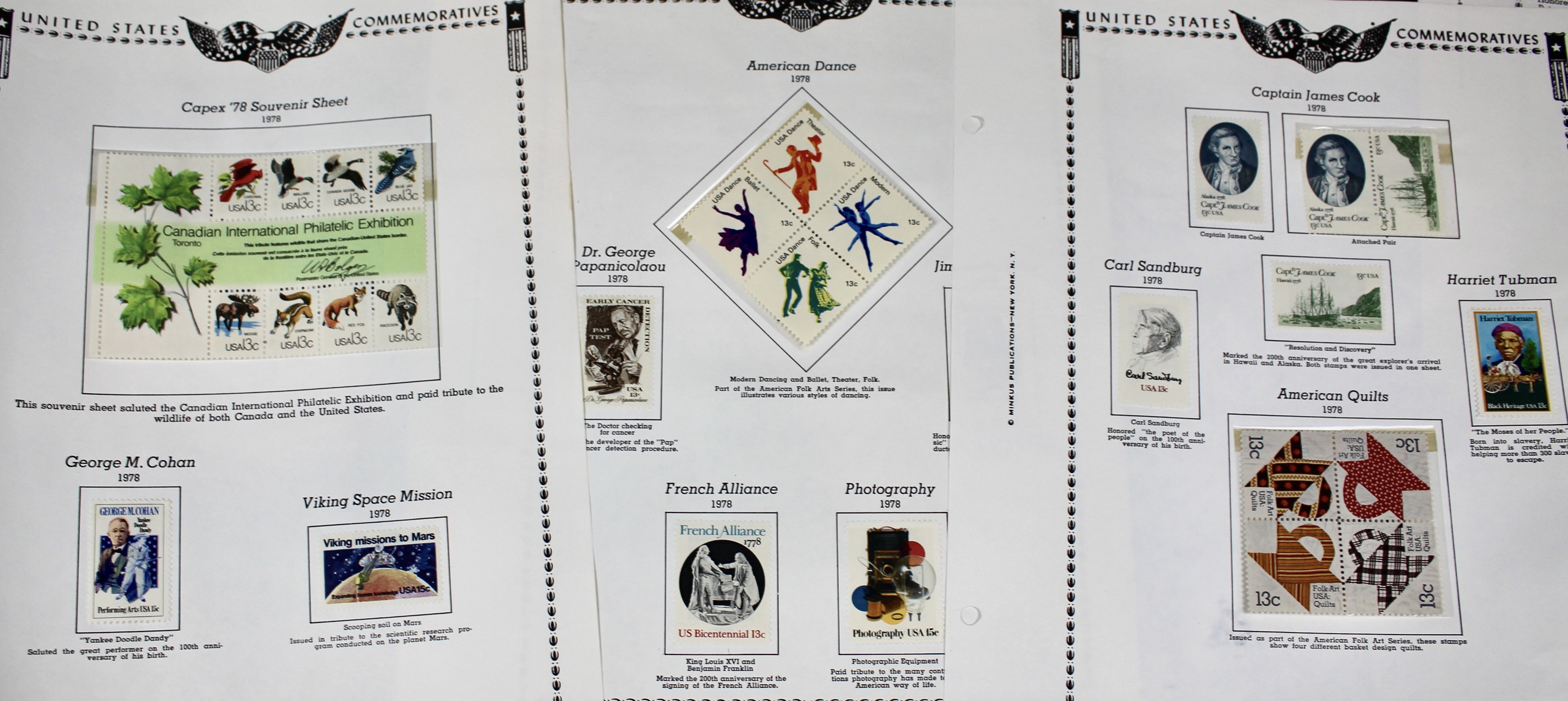 U.S. Postage Stamp Collection, 1929 to 1986