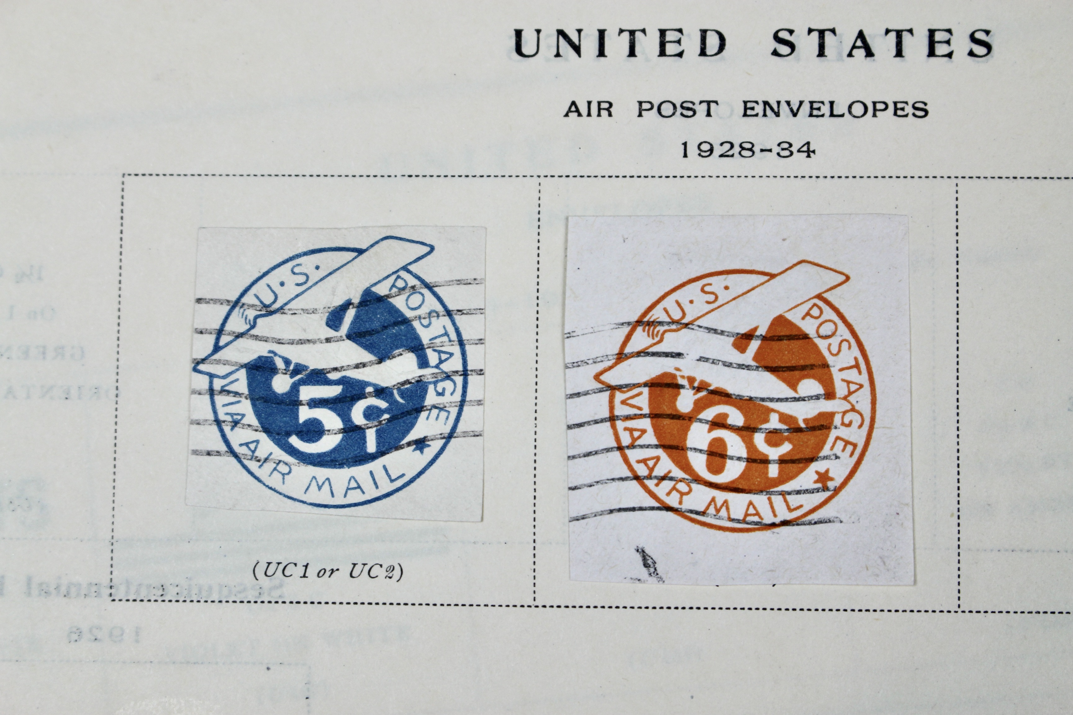 "Back of the Book" U.S. Postage Stamp Collection