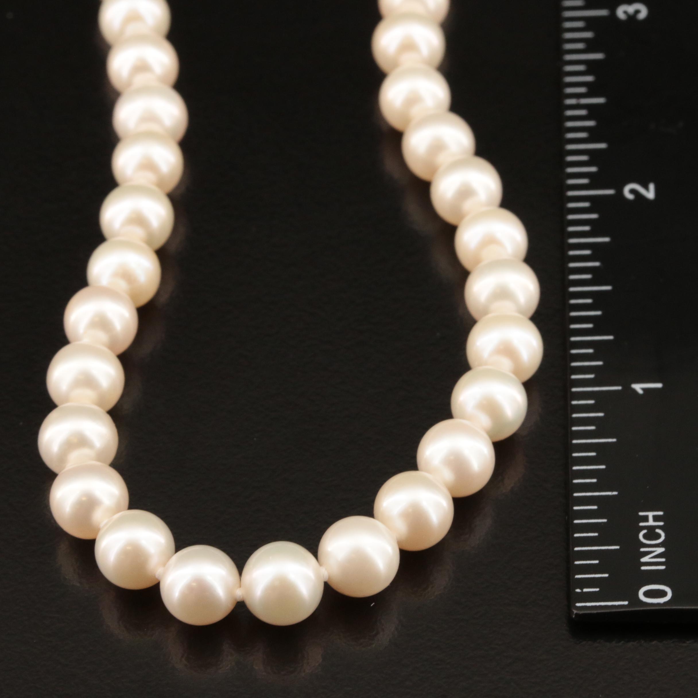 Blue Lagoon "Sea Magic" by Mikimoto 14K Pearl Necklace and Earrings