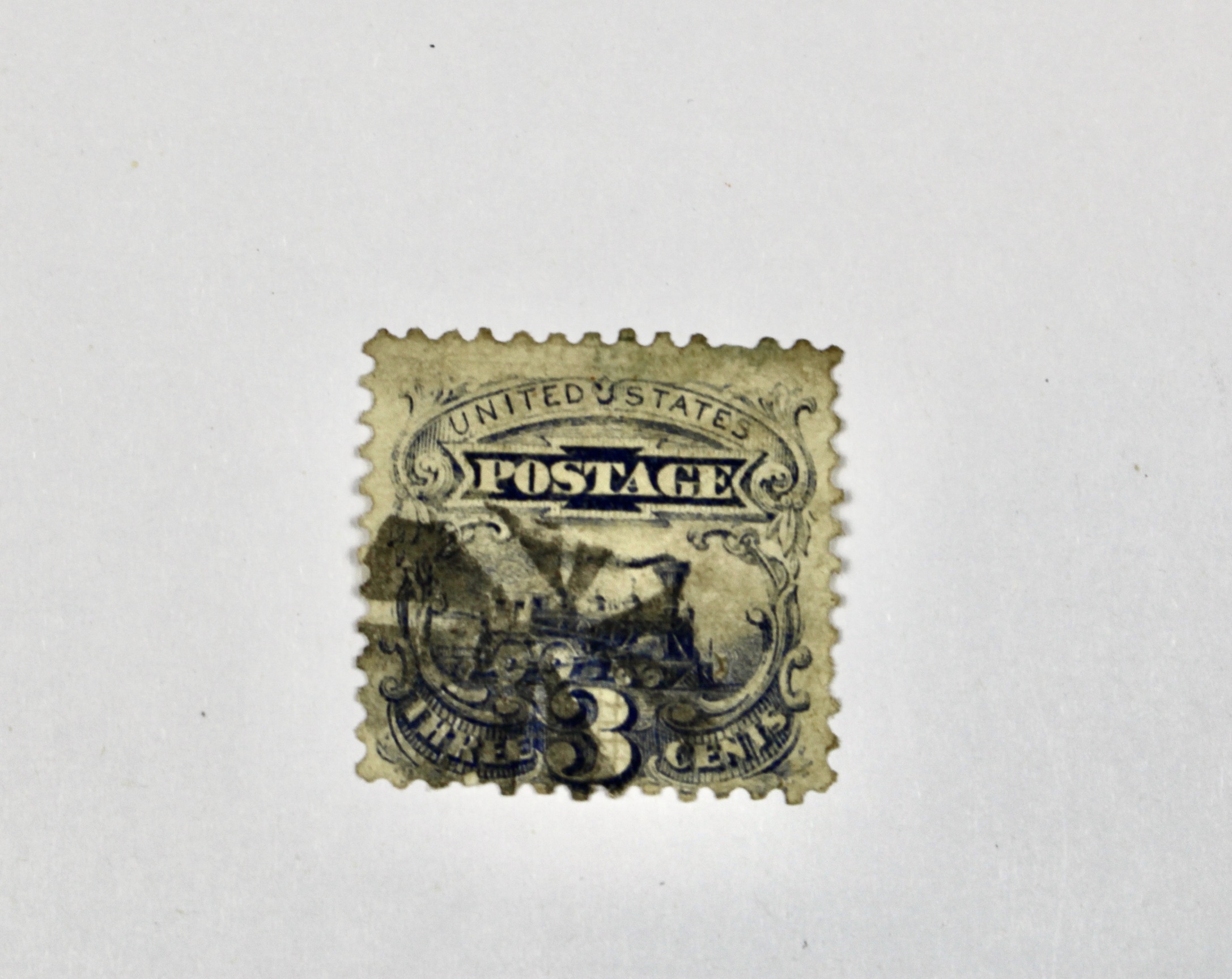 Seven 1869 Pictorial Postage Stamps