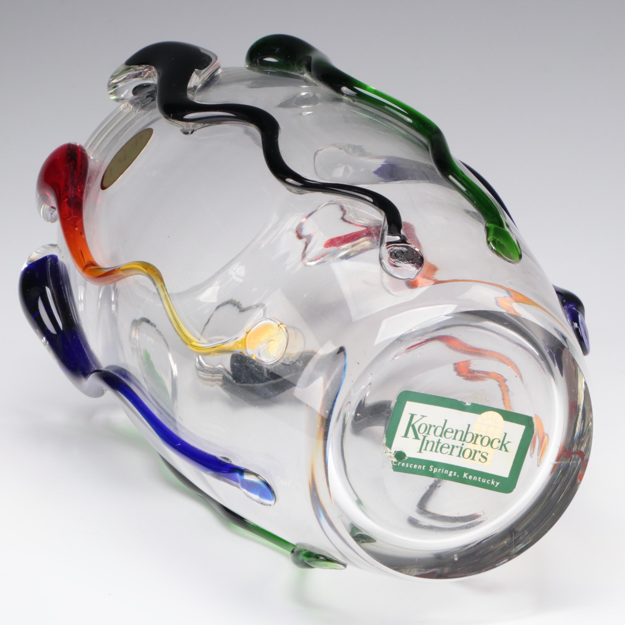 IGD Polish Blown Glass Vase