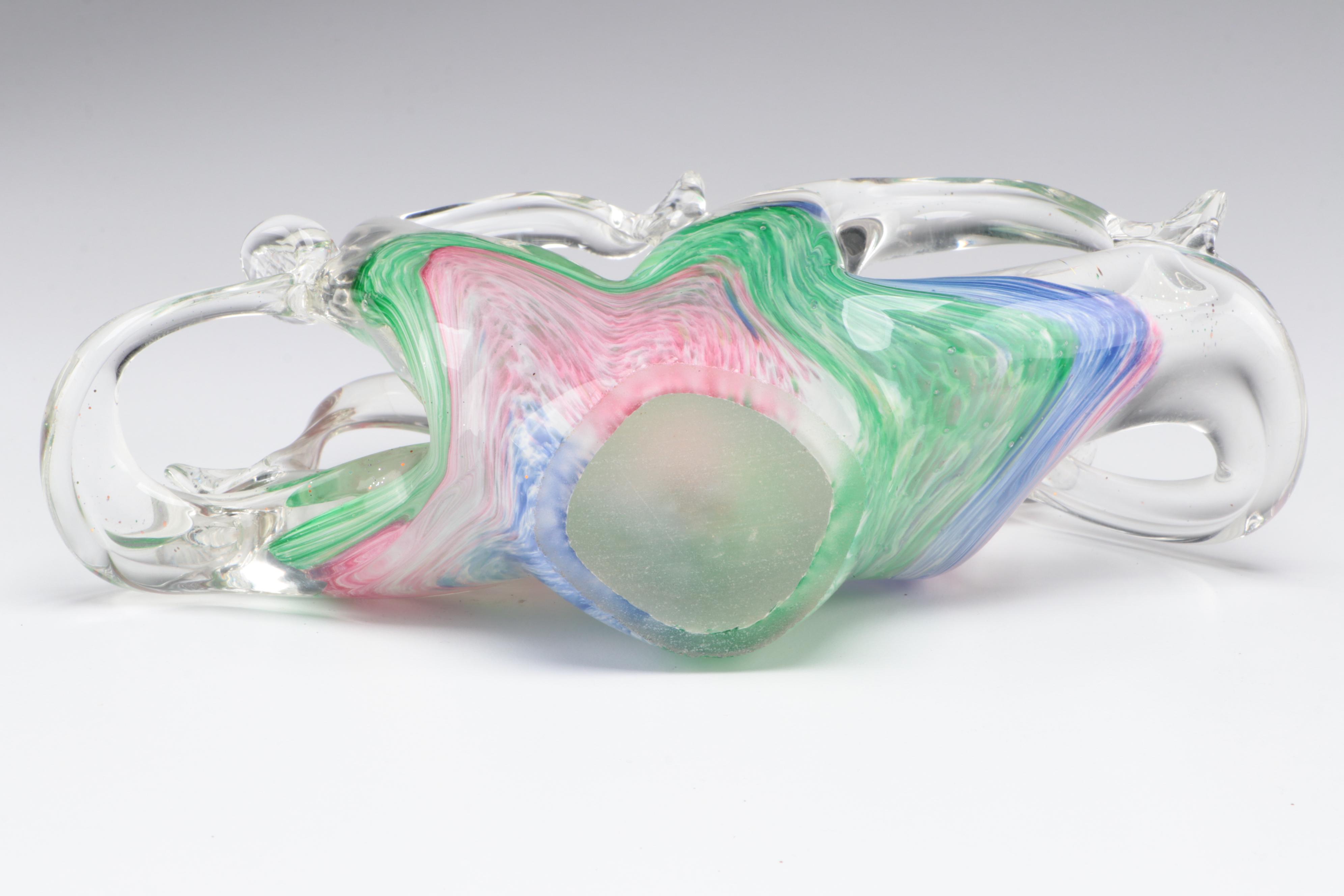 Art Glass Shell Figurine and Sculpture