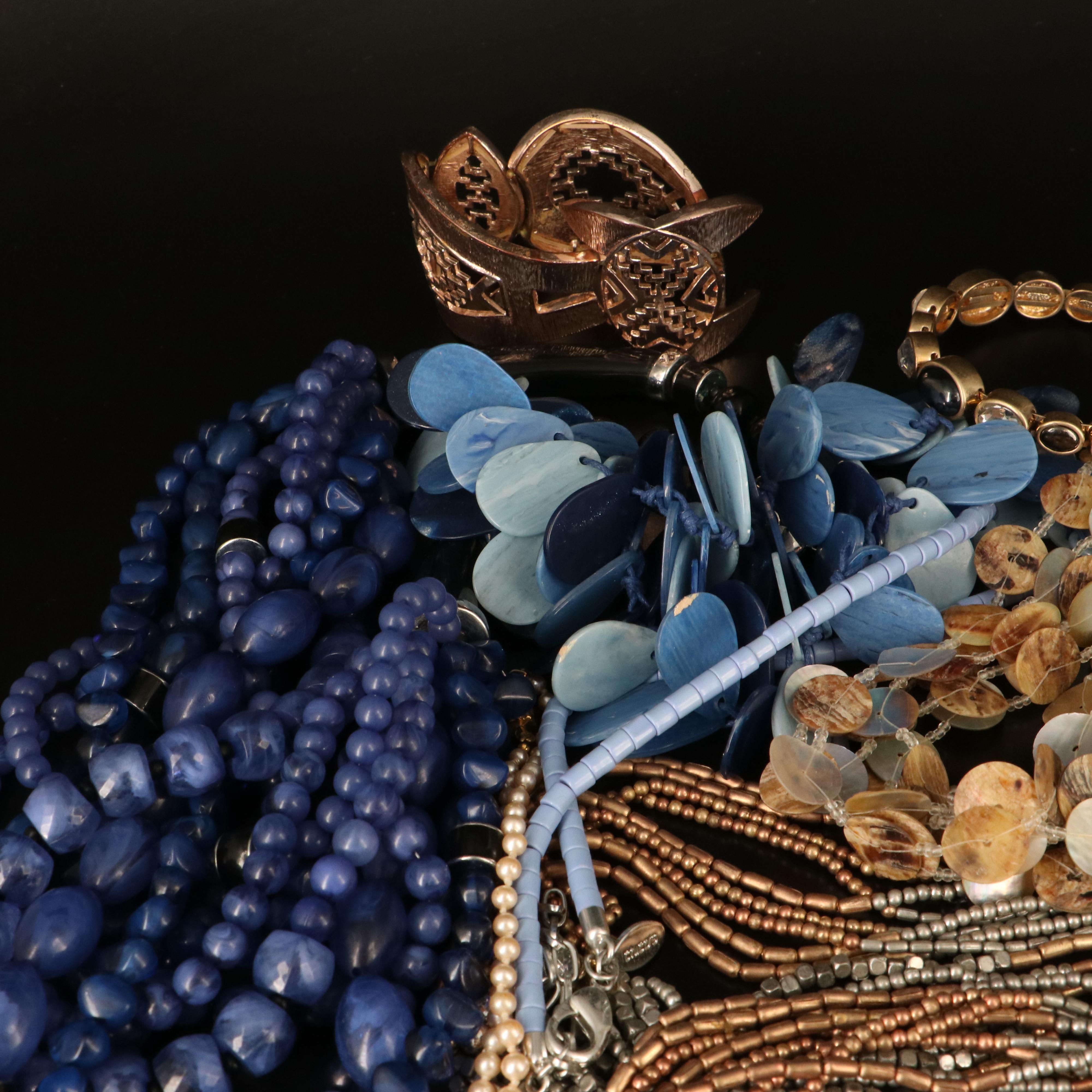 White House Black Market and Beaded Jewelry Selection