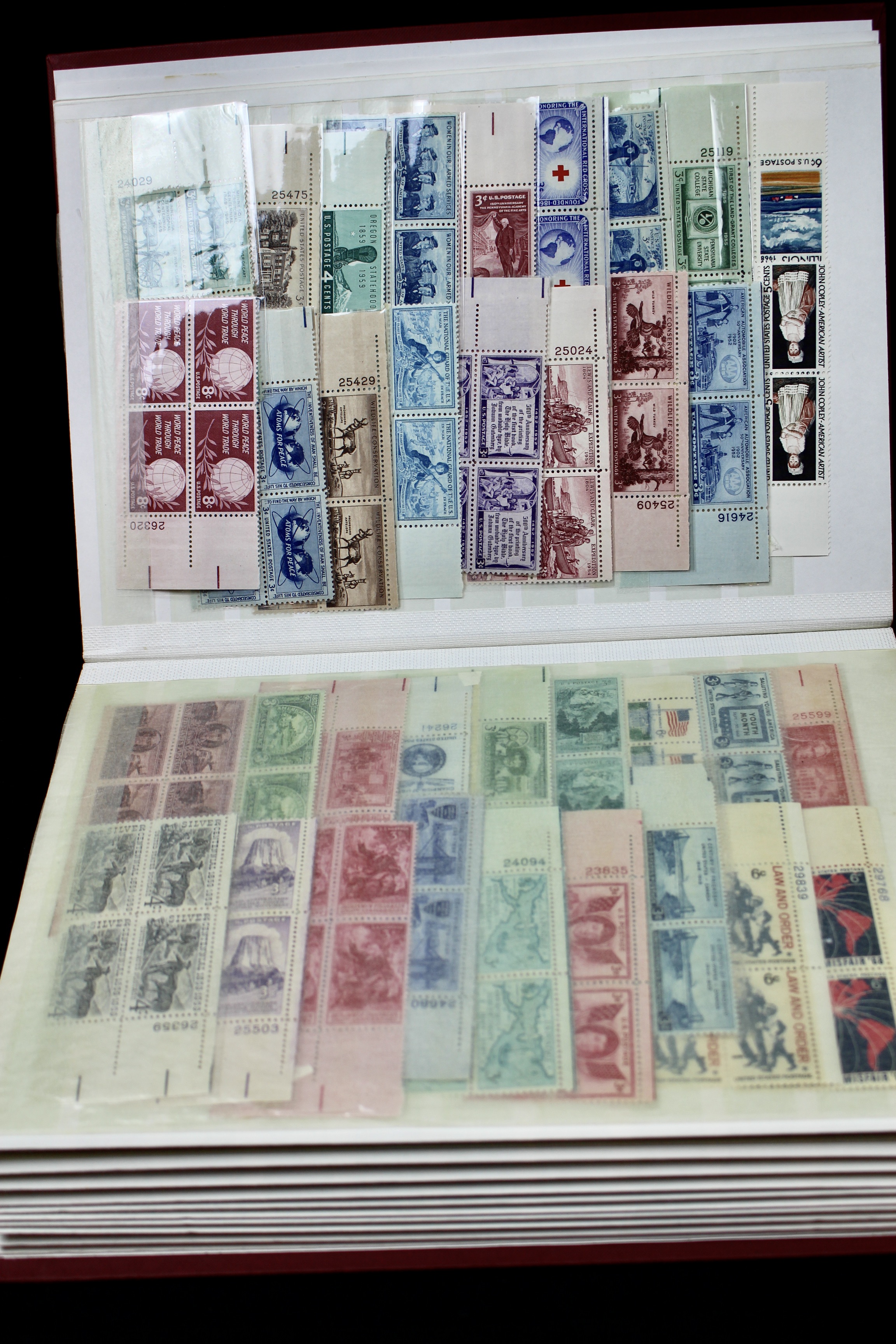 U.S. Postage Stamp Plate Block Collection