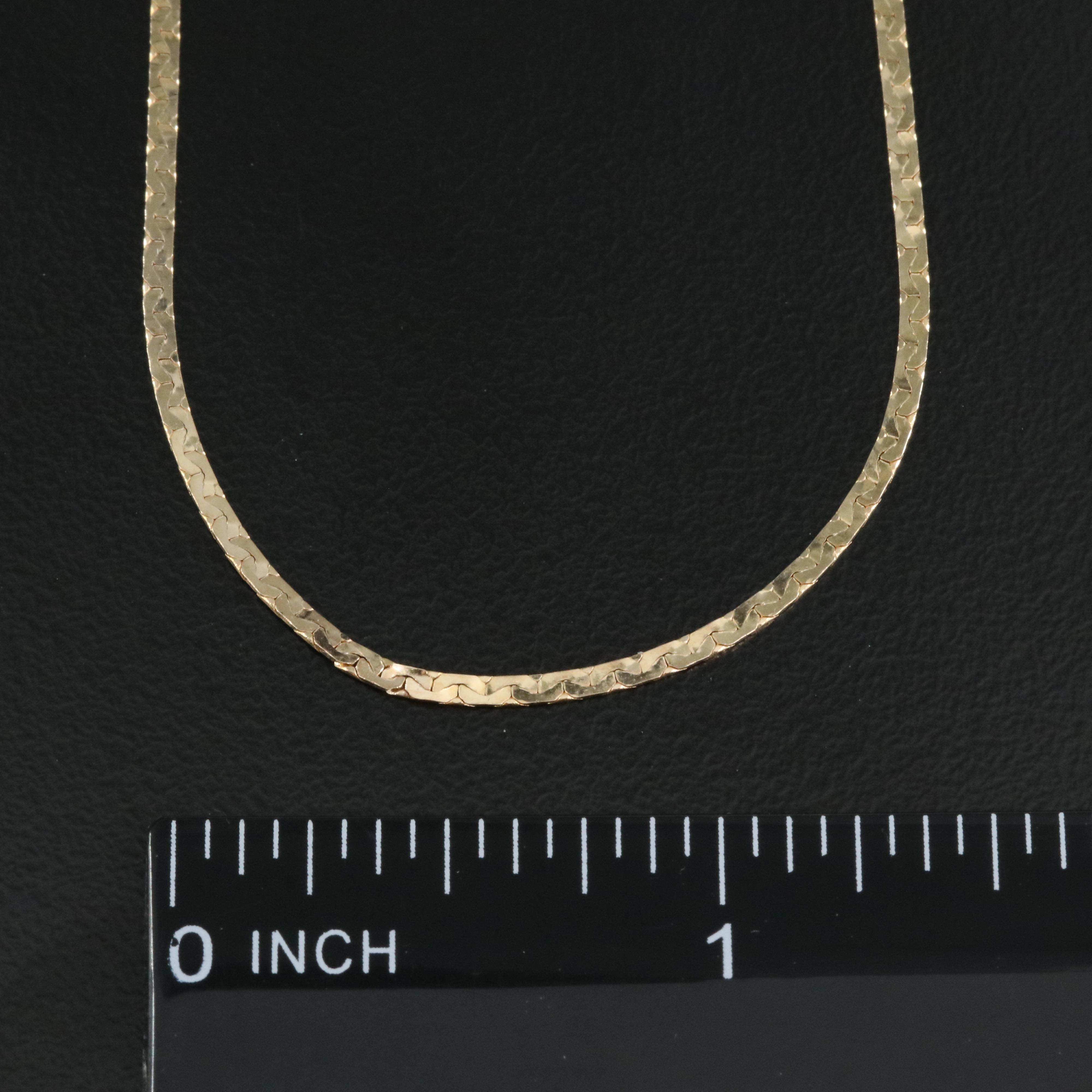 14K C-Link Necklace
