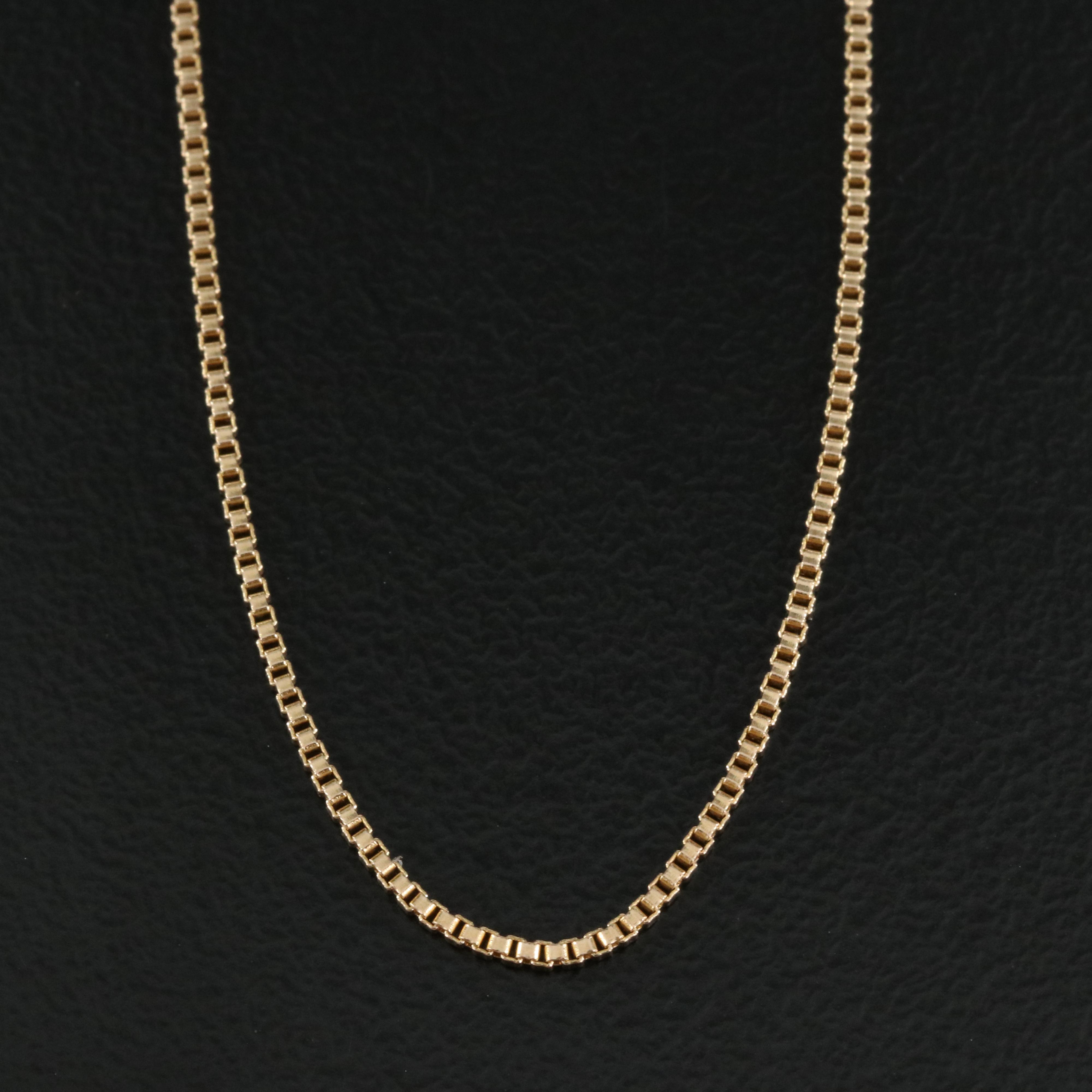 14K Box Chain Necklace
