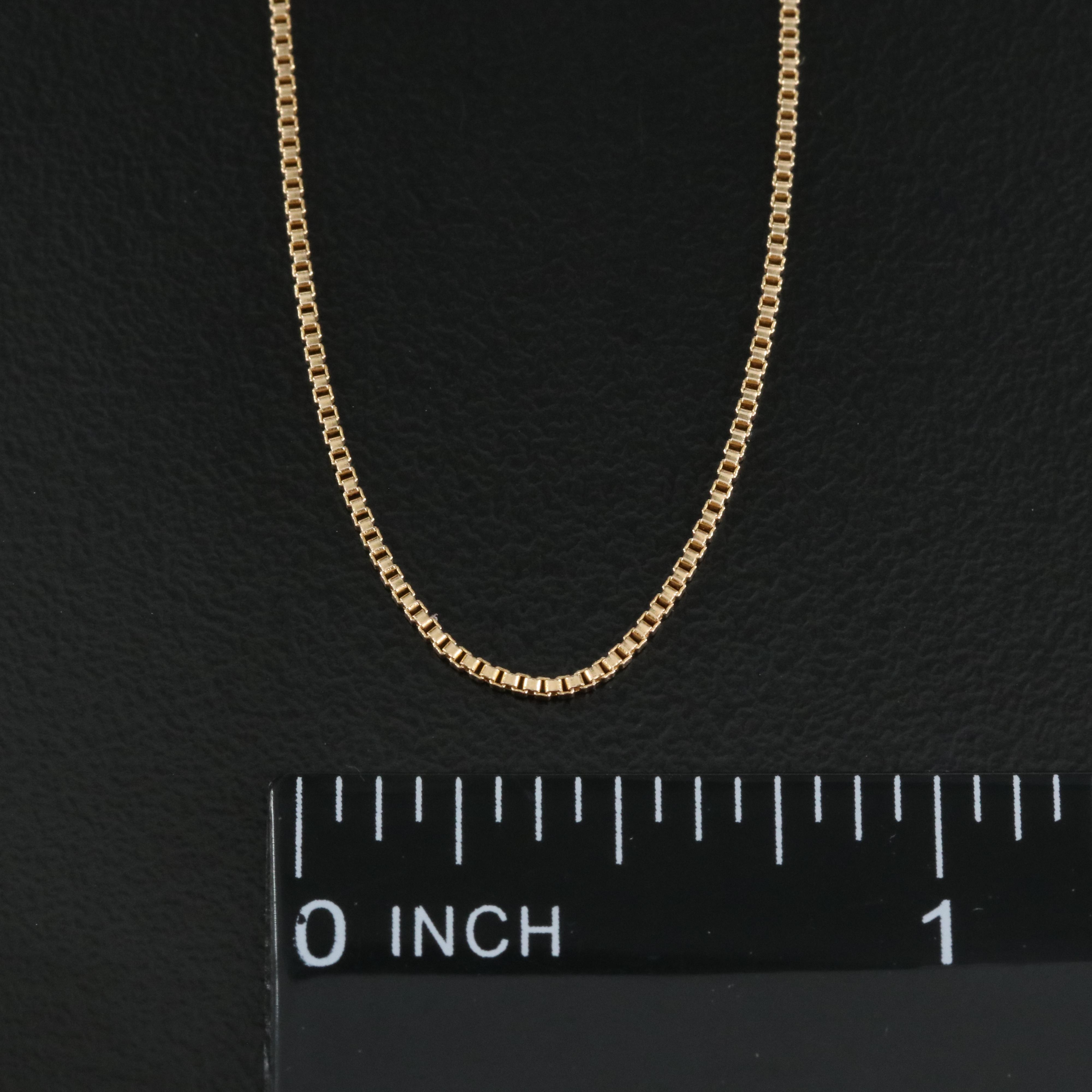 14K Box Chain Necklace