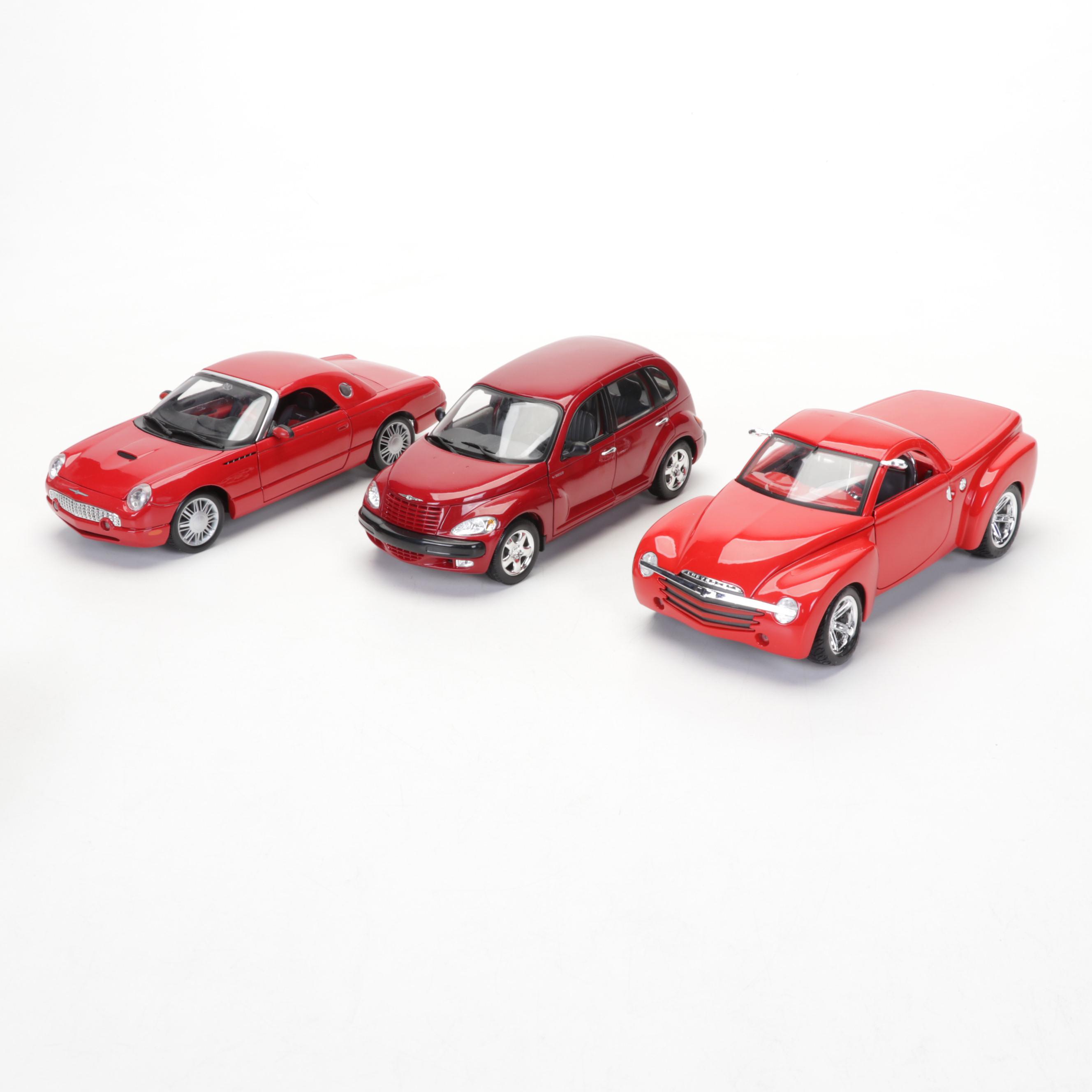 Ford Thunderbird, Audi TT Roadster and Other Diecast Cars